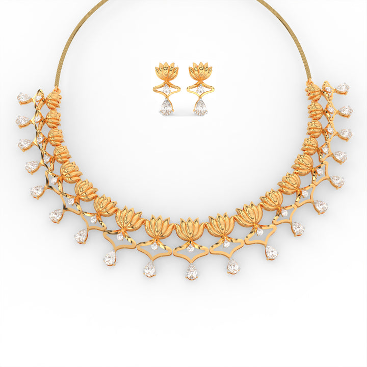 Kamal Rekha Necklace Set