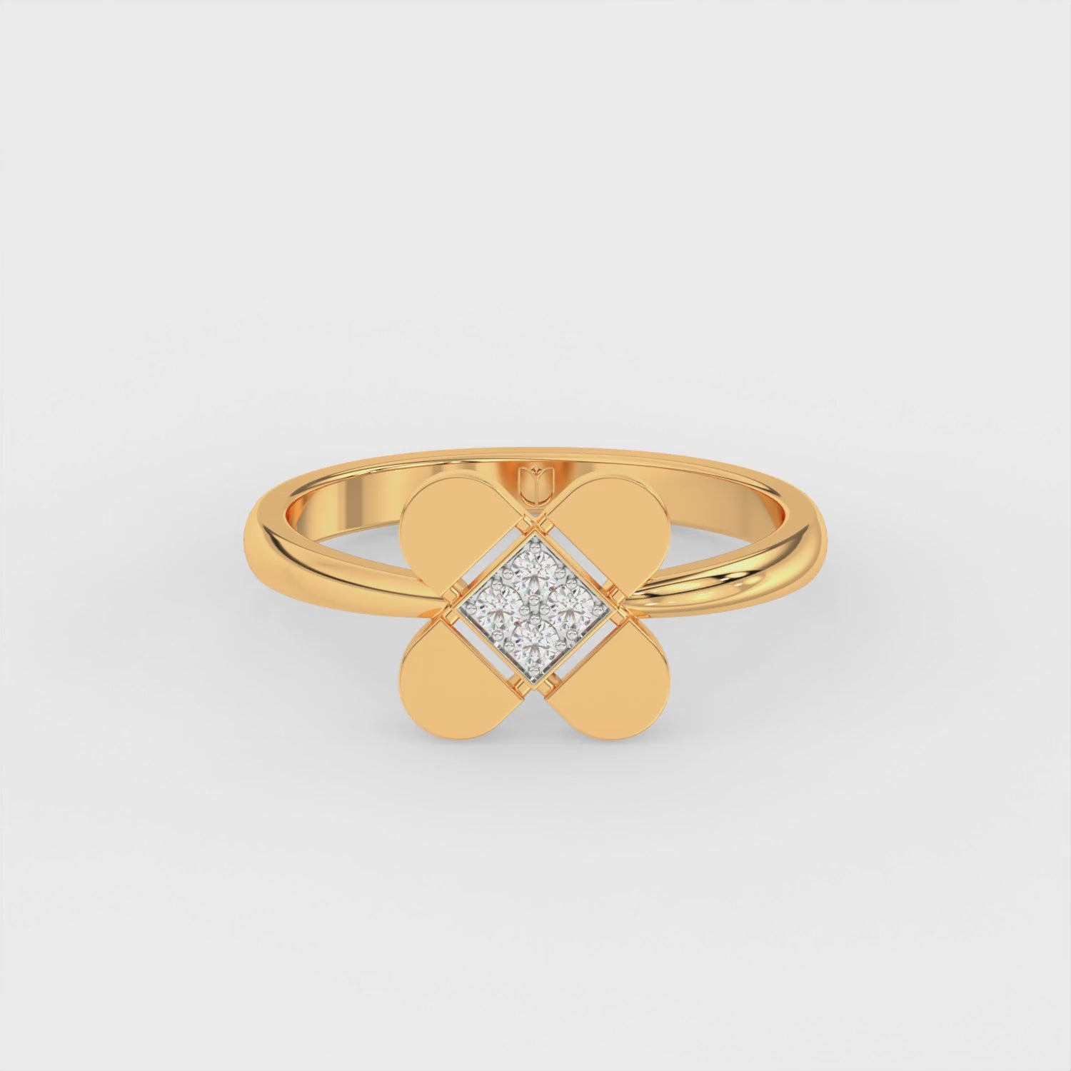 Golden Clover Ring