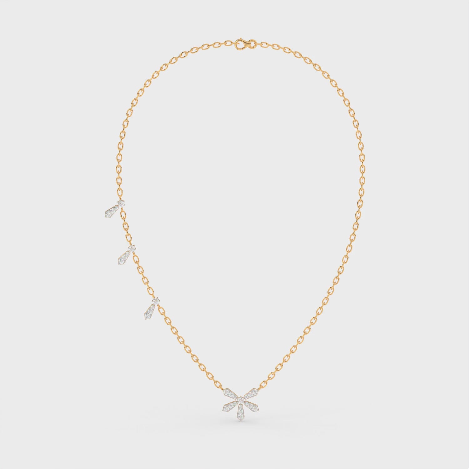 Golden Bow Pendant