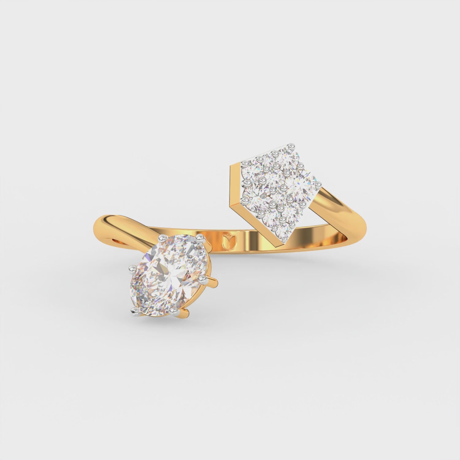 The Azure Veil Ring
