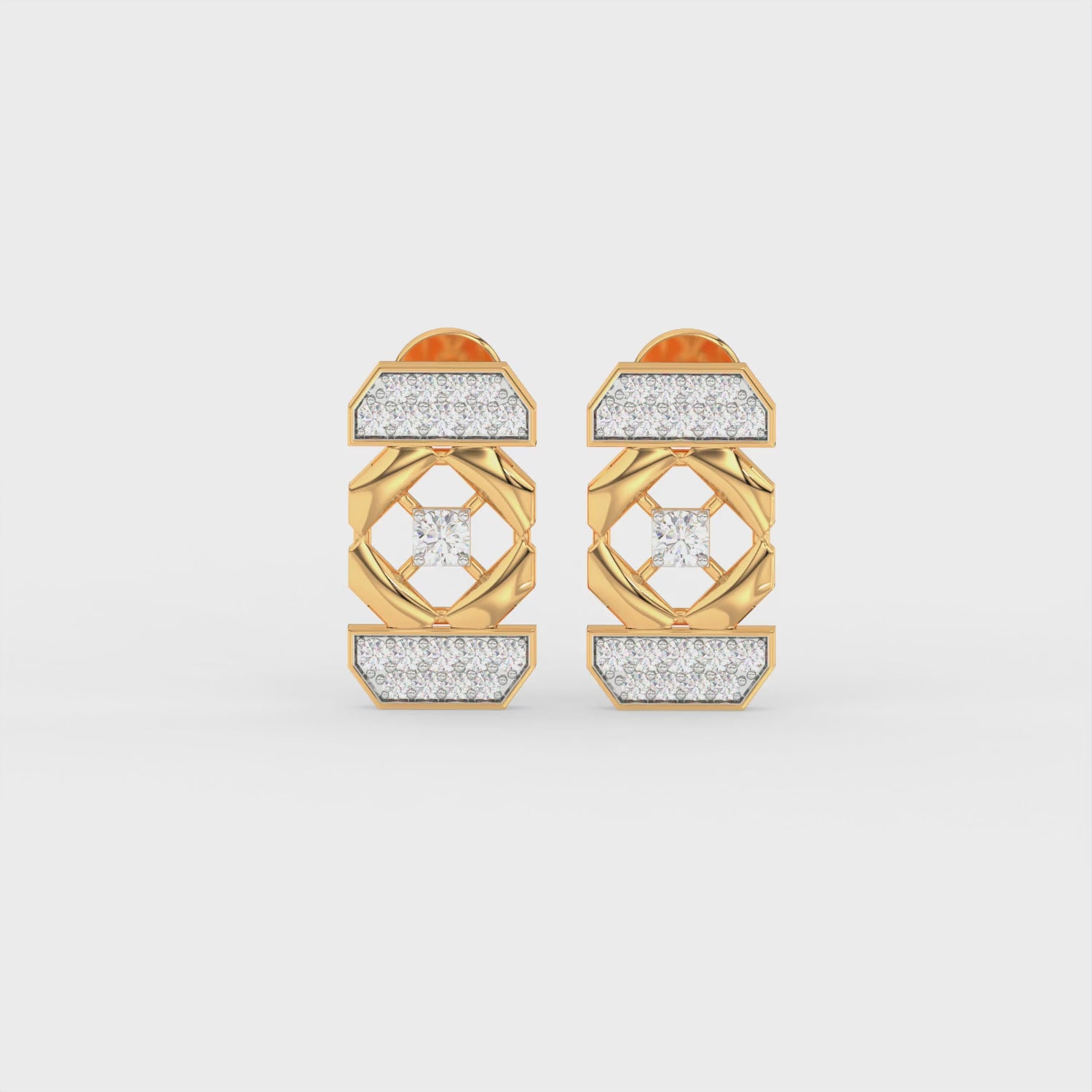 Golden Nexus Earring