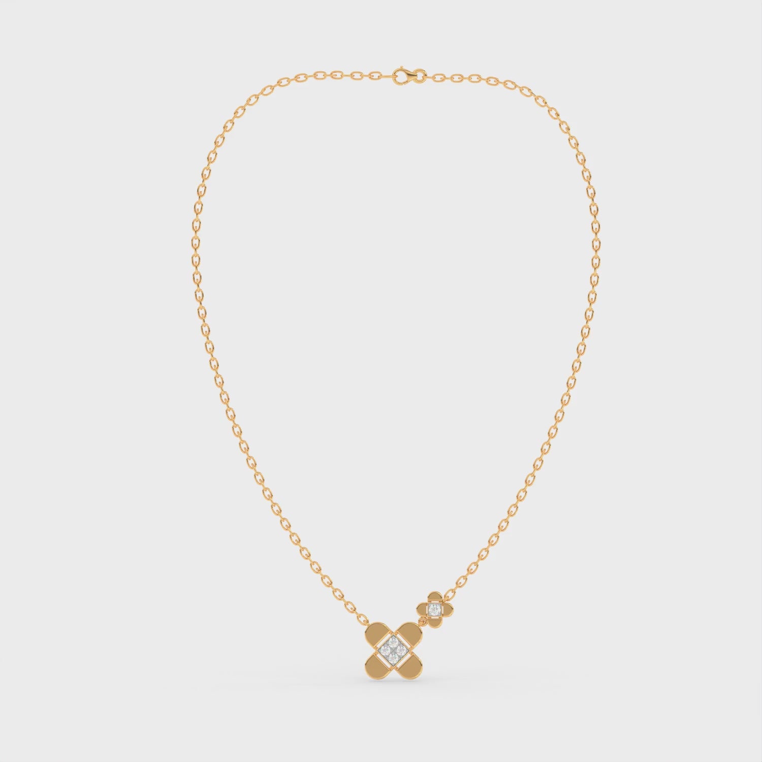 Golden Clover Pendant