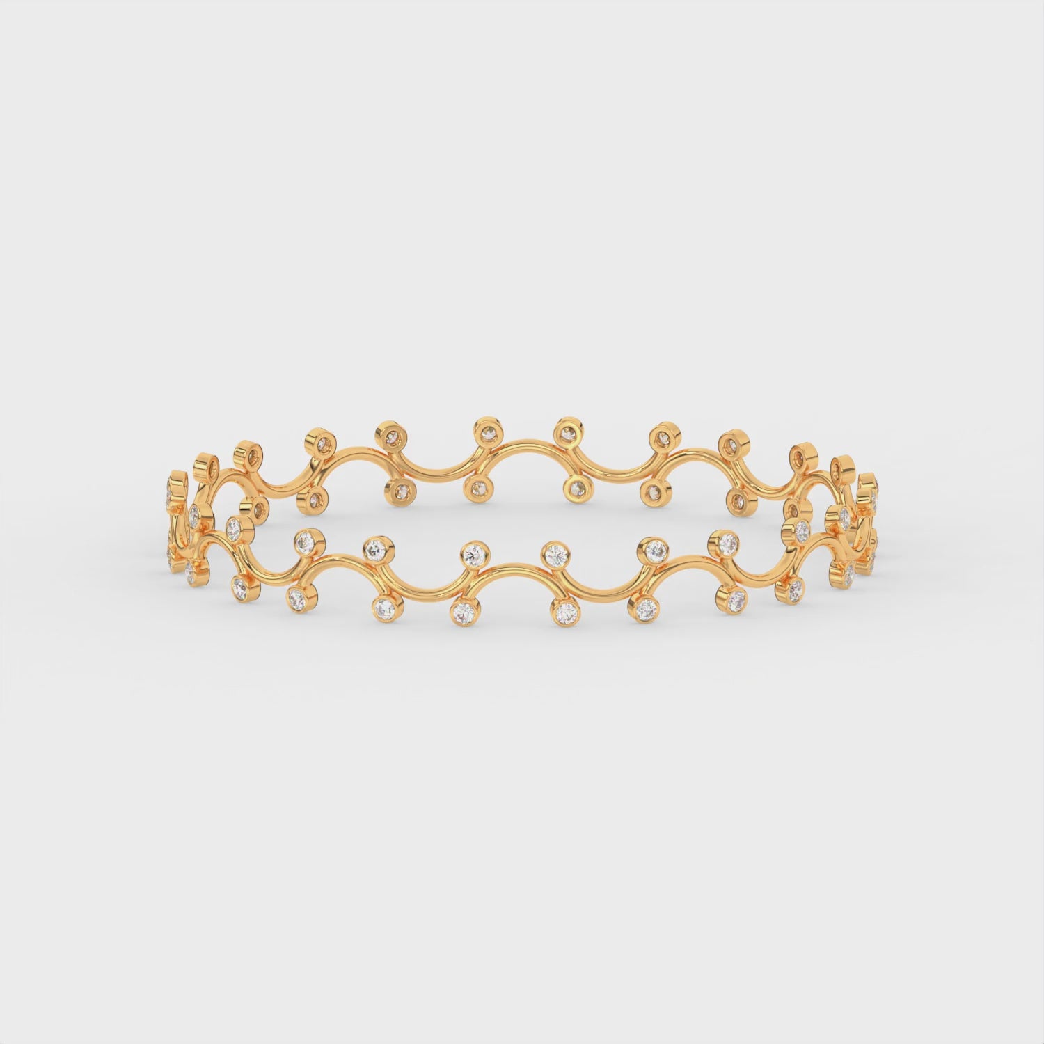 Ondelle Diamond Bangle