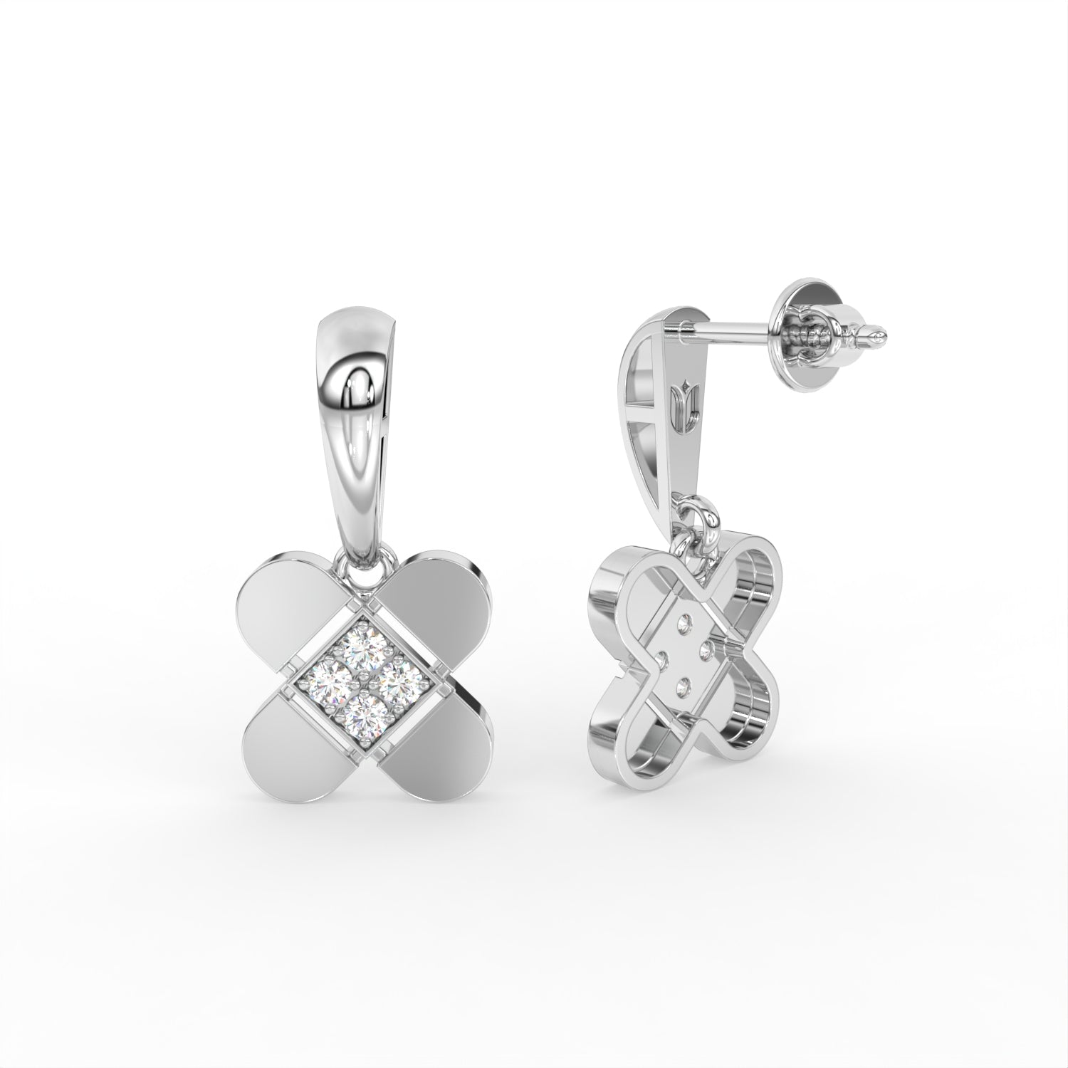 Golden Clover Earring