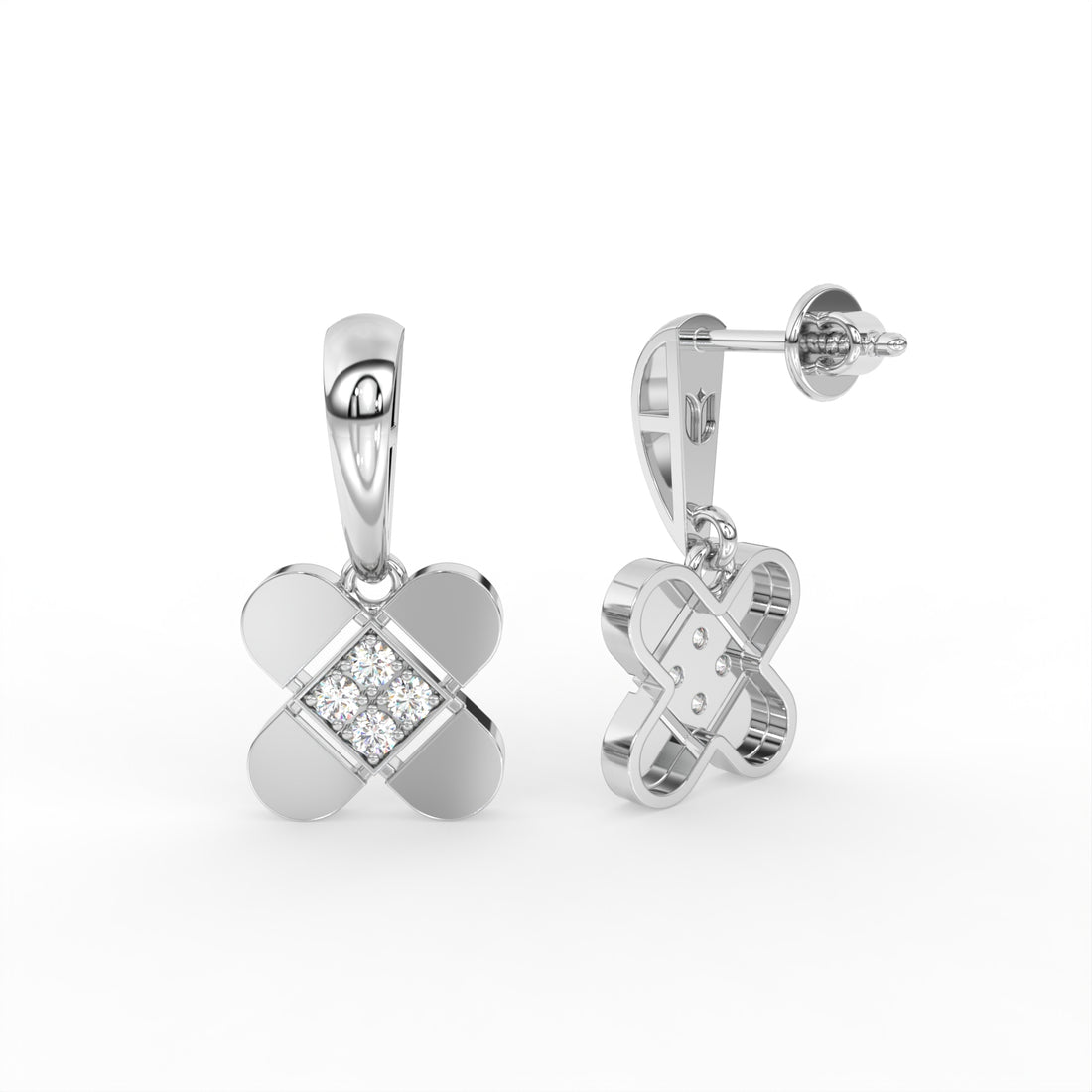 Golden Clover Earring