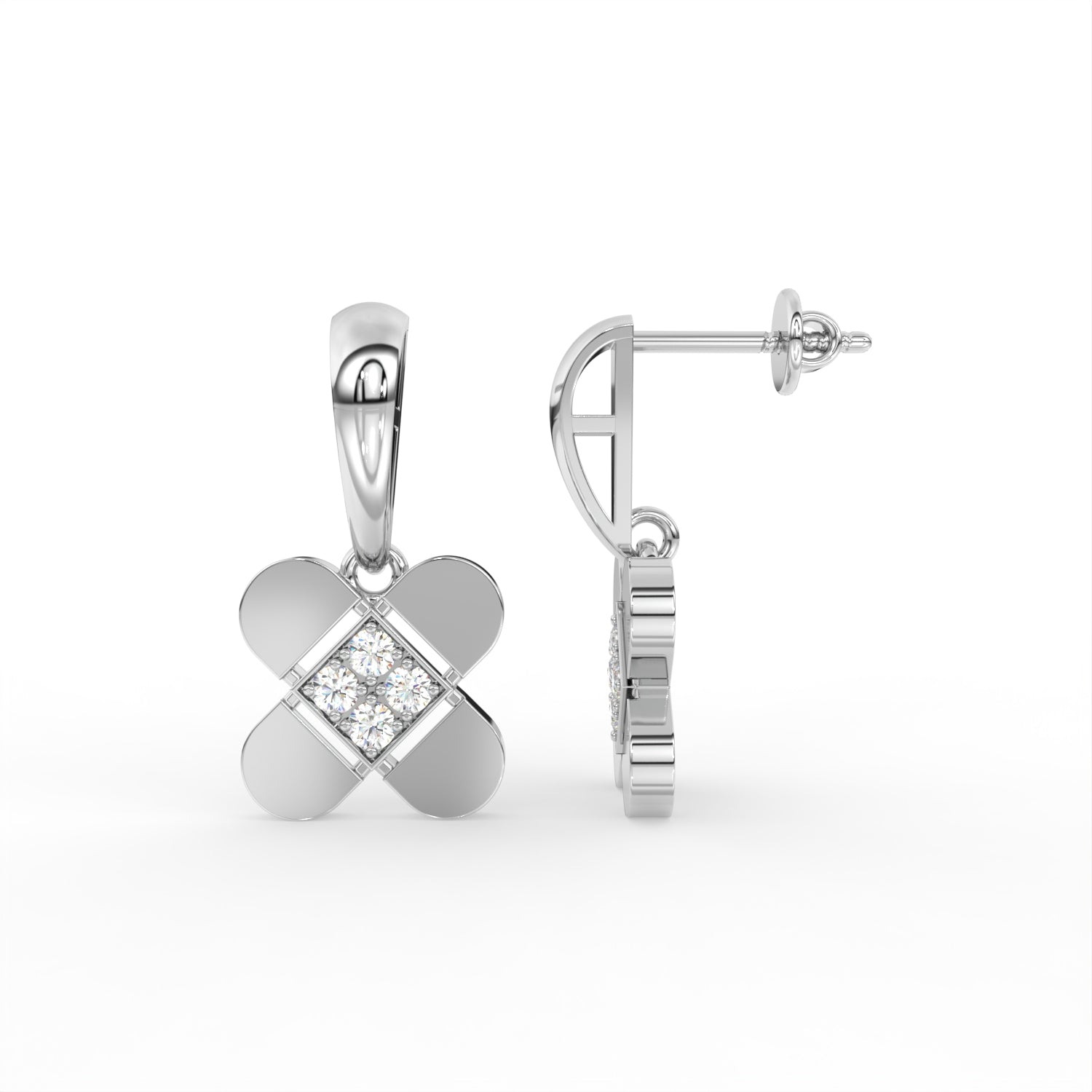 Golden Clover Earring