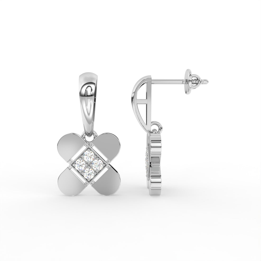 Golden Clover Earring