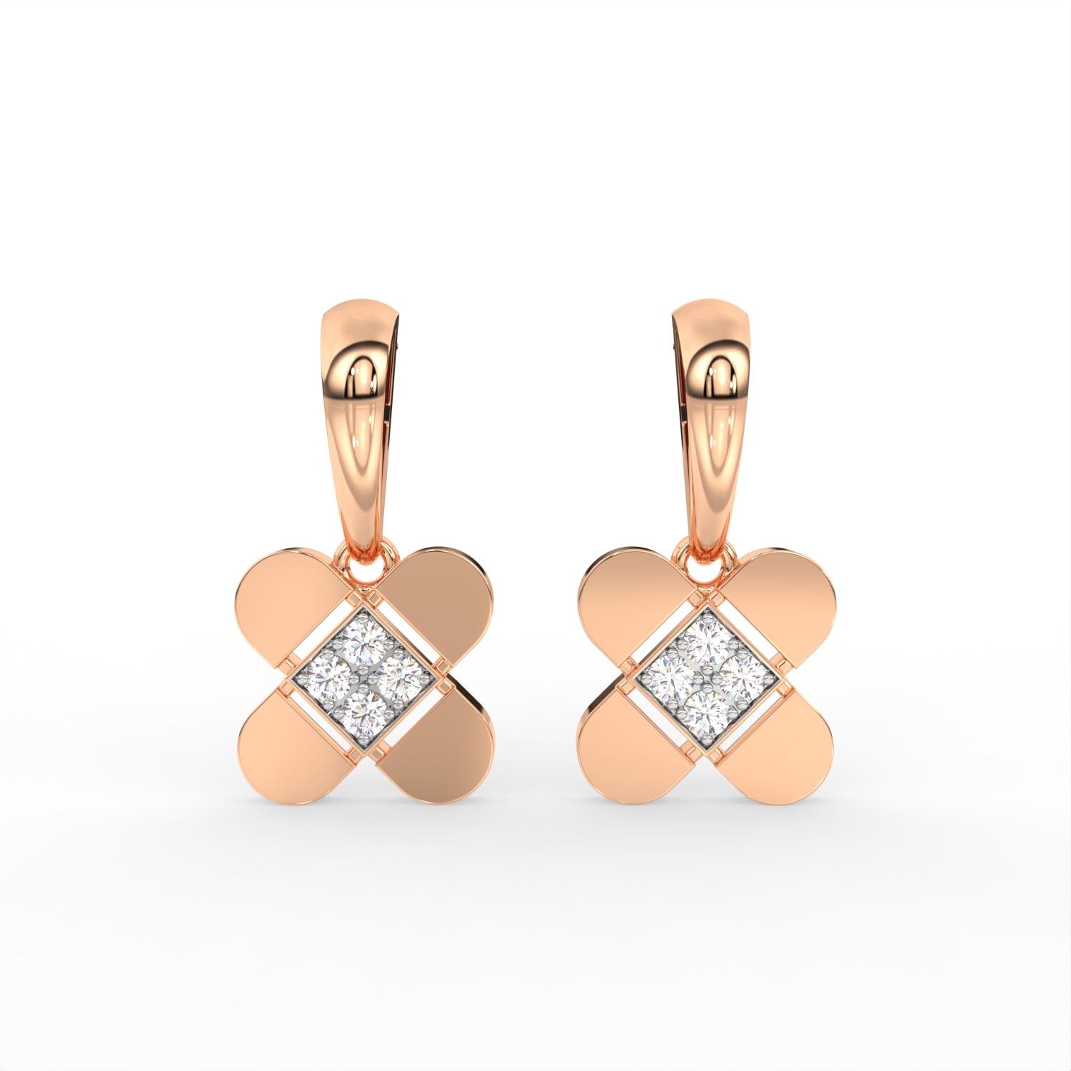 Golden Clover Earring