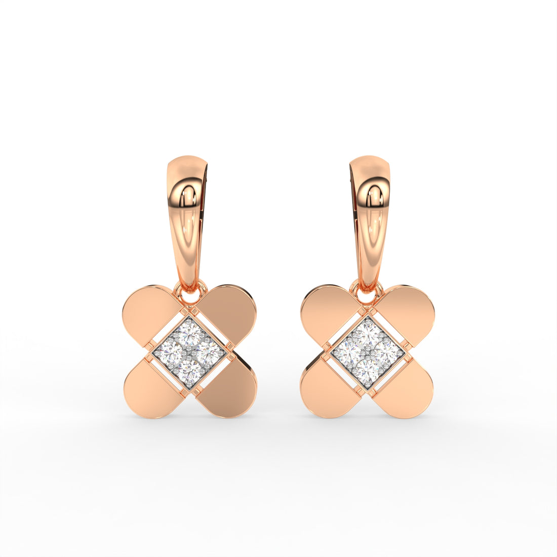 Golden Clover Earring
