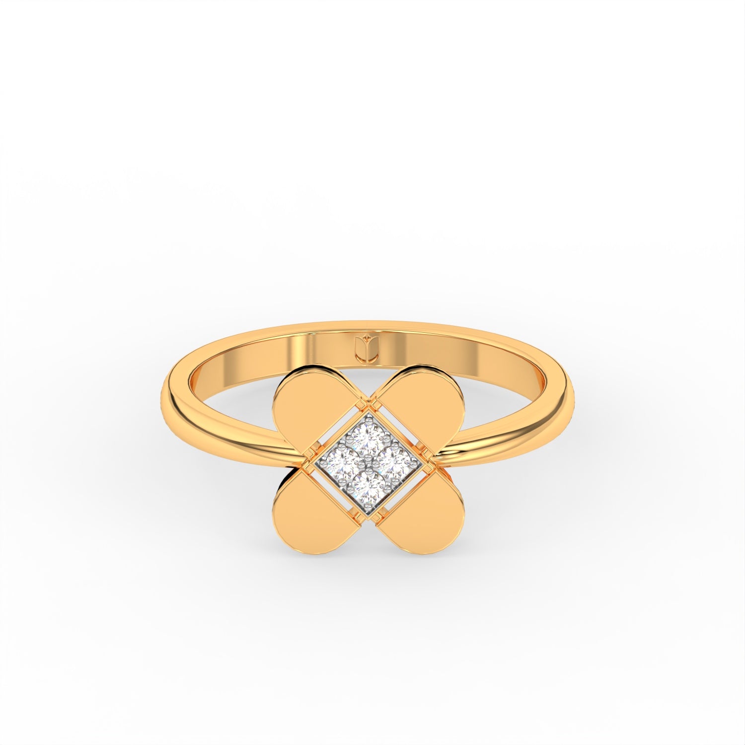Golden Clover Ring