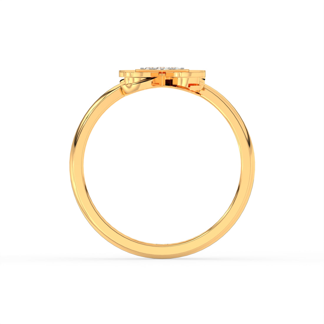 Golden Clover Ring