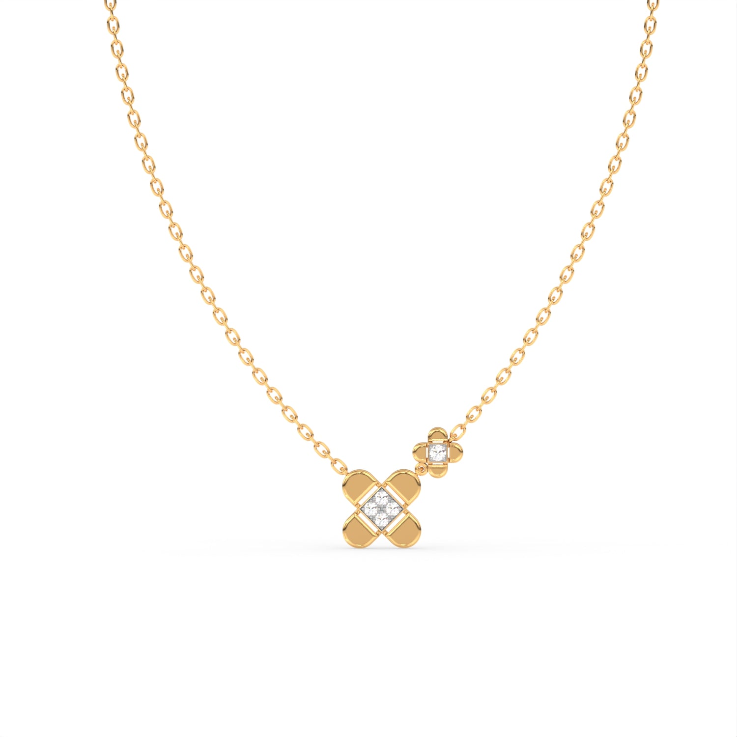 Golden Clover Pendant