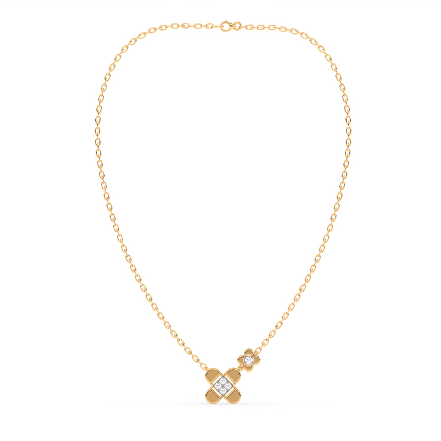 Golden Clover Pendant