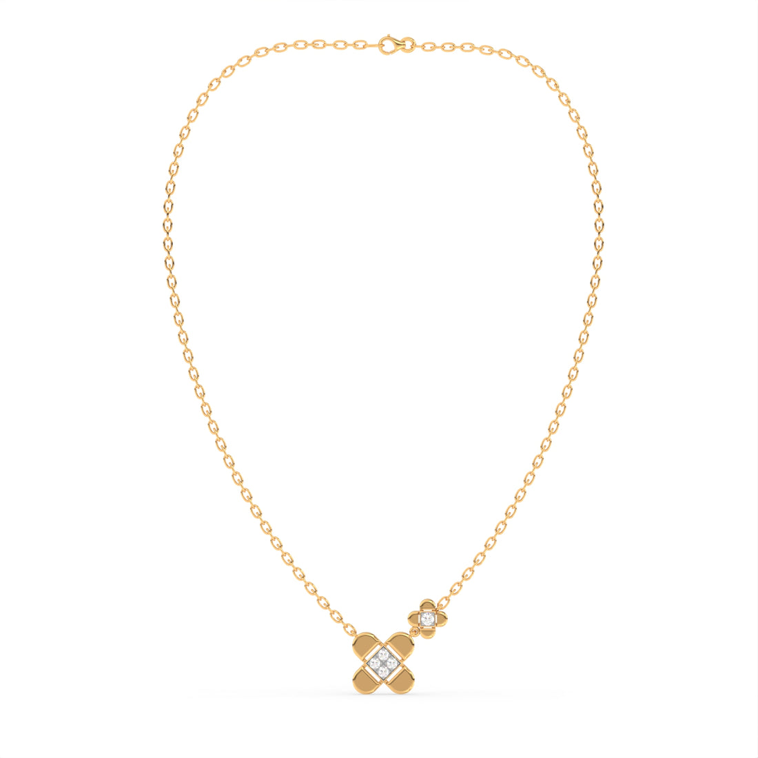 Golden Clover Pendant