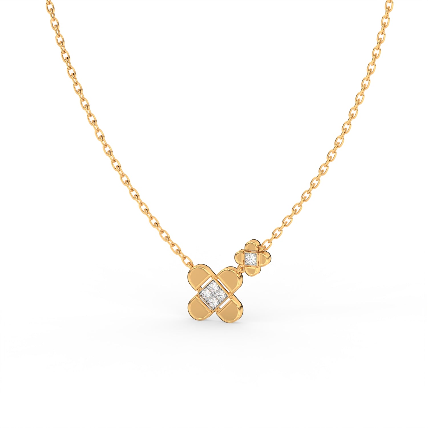 Golden Clover Pendant