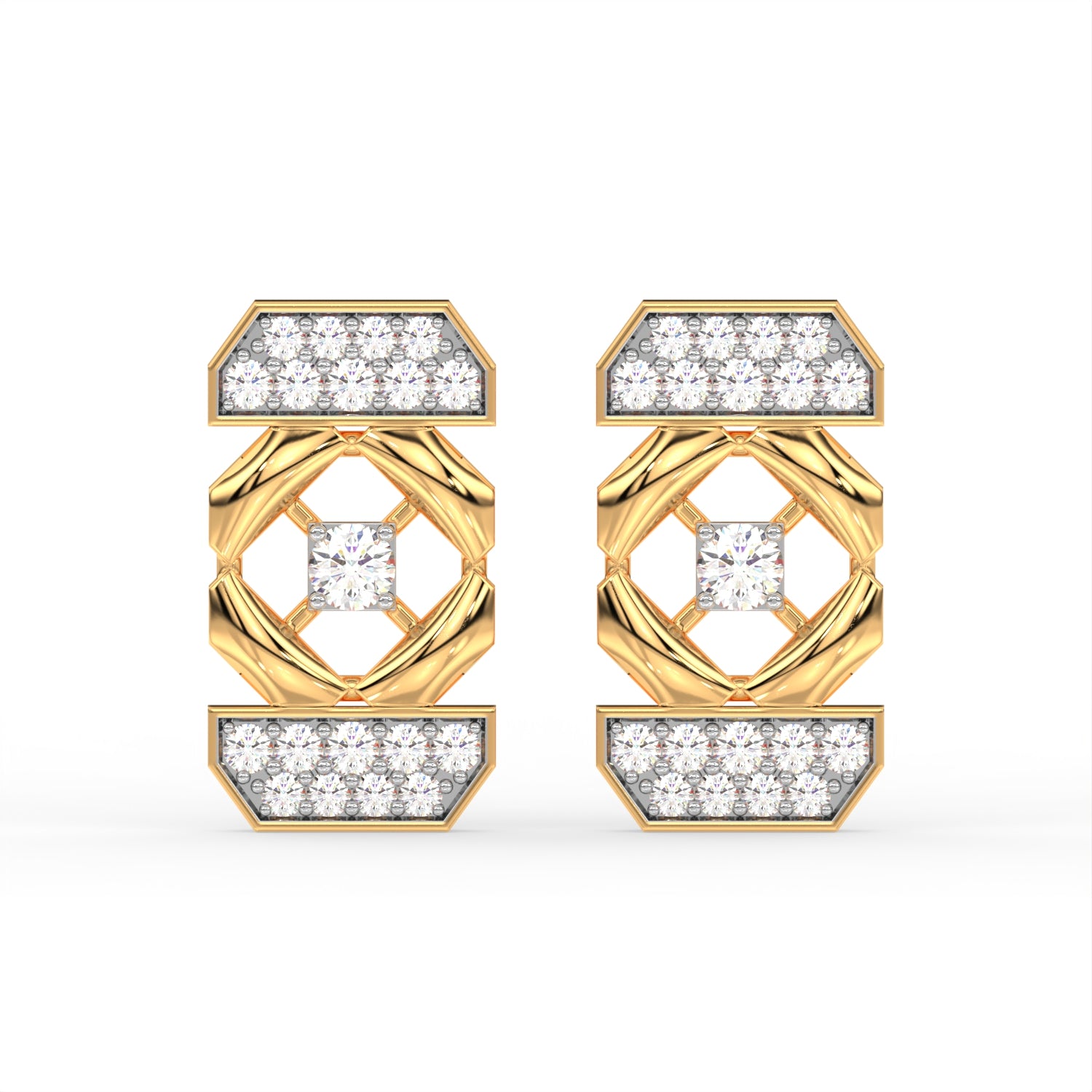 Golden Nexus Earring