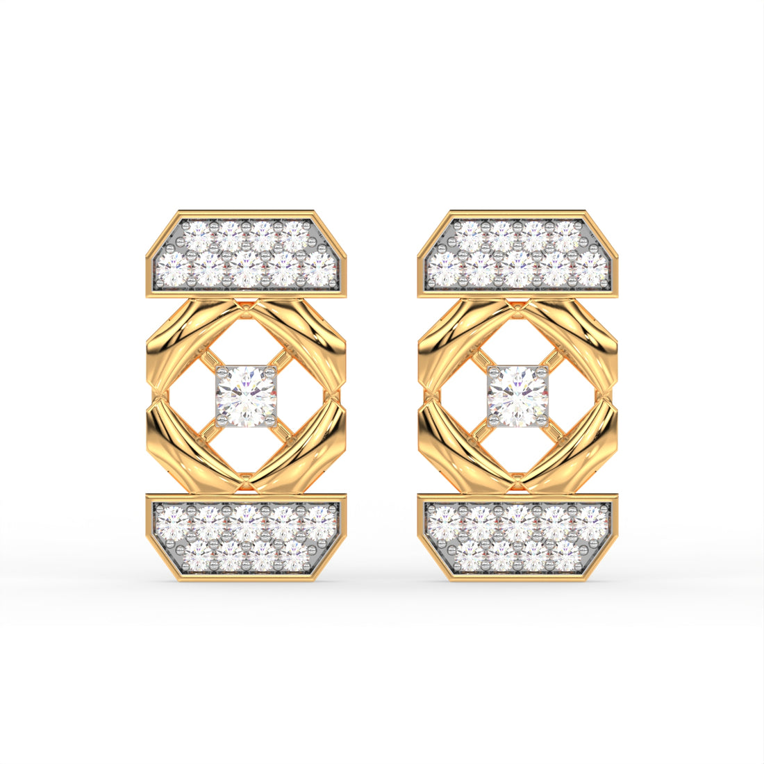 Golden Nexus Earring