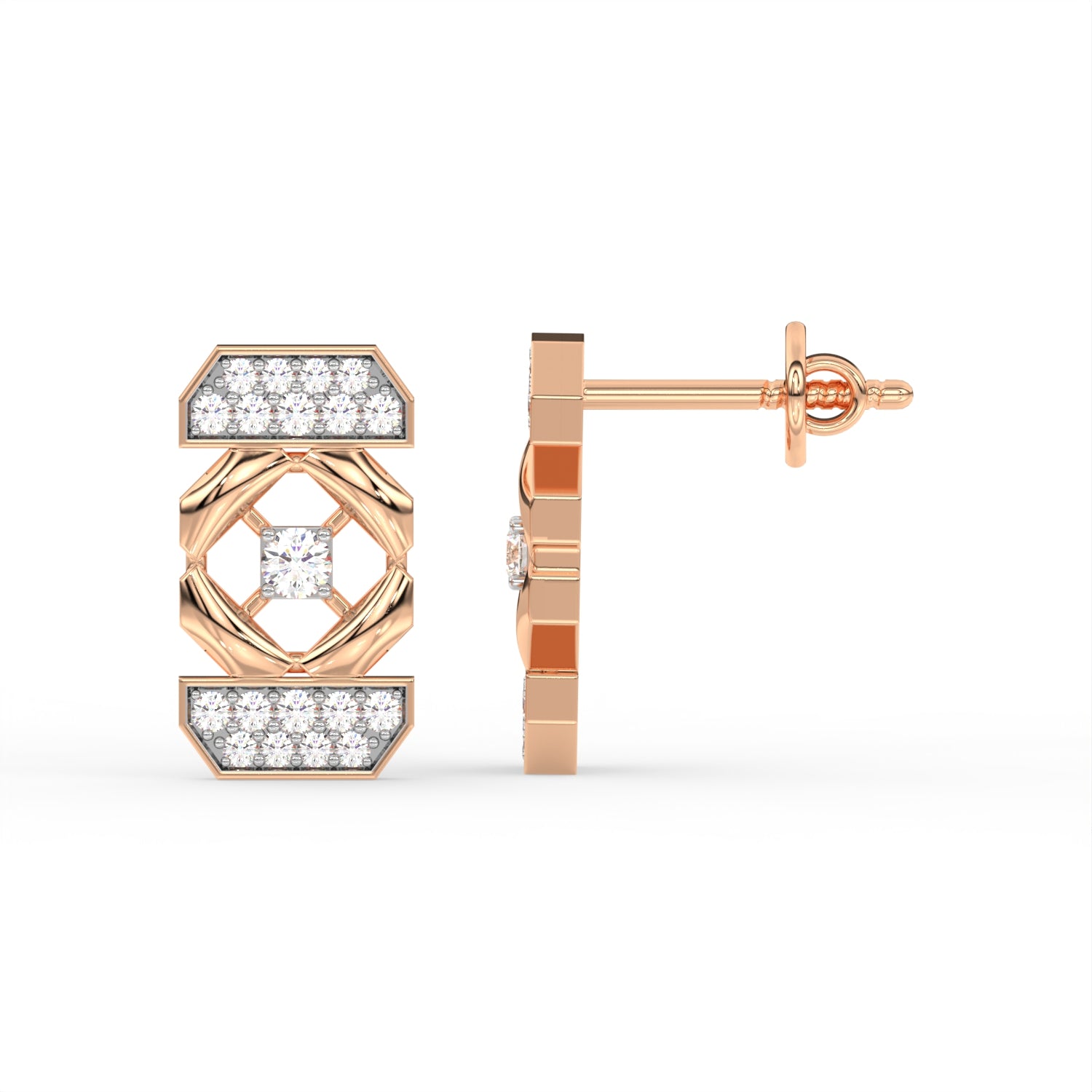 Golden Nexus Earring