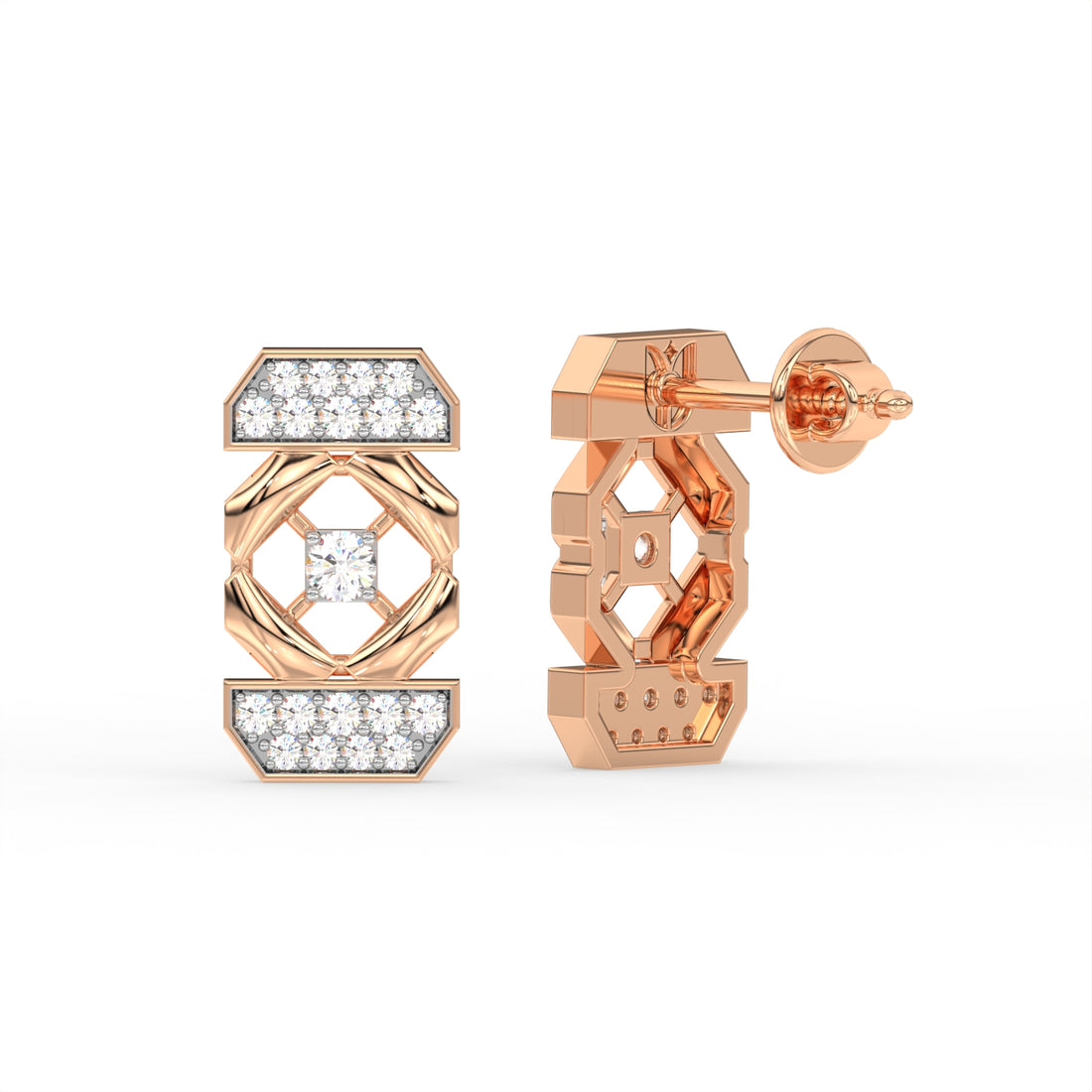 Golden Nexus Earring