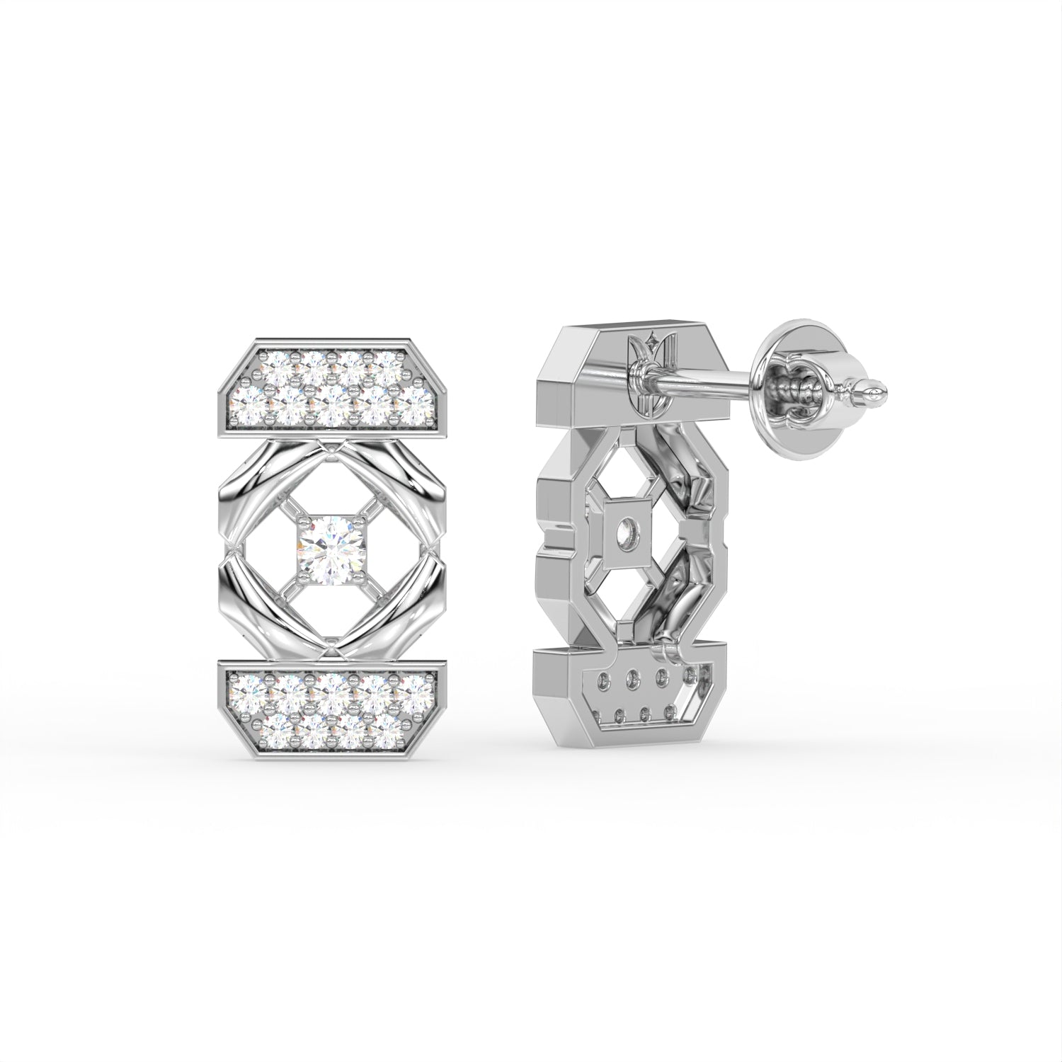 Golden Nexus Earring