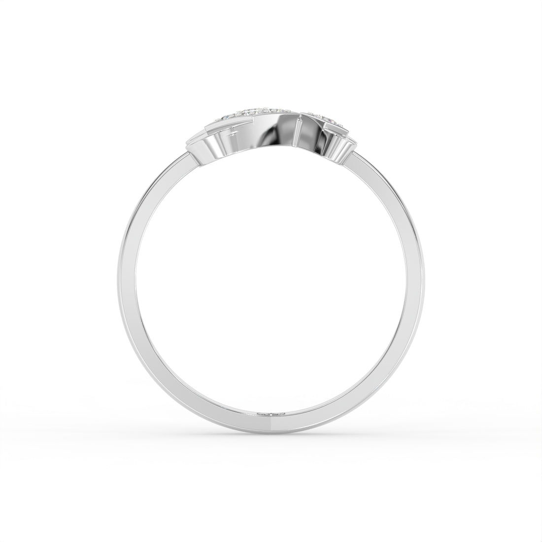 Twin Heart Diamond Ring