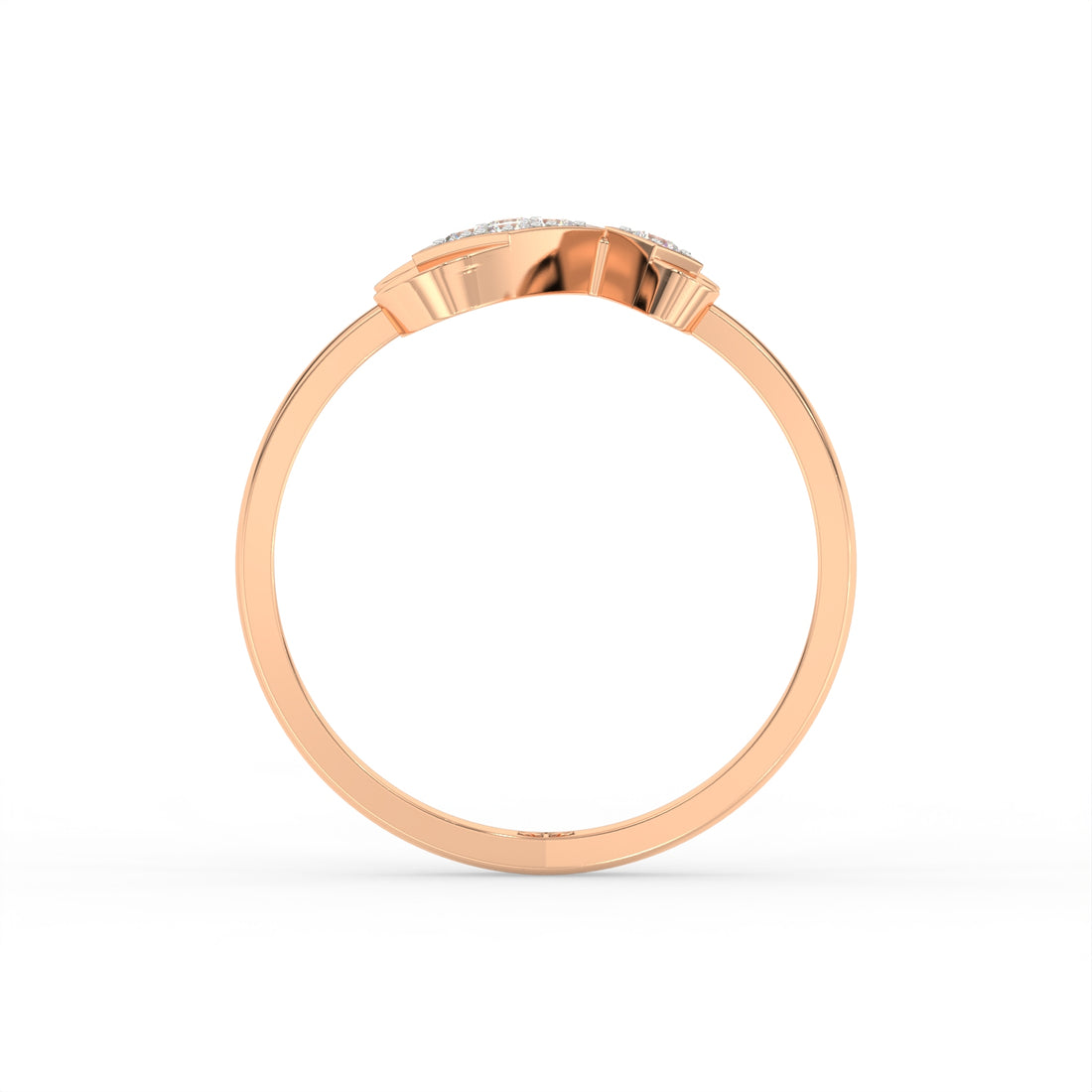 Twin Heart Diamond Ring