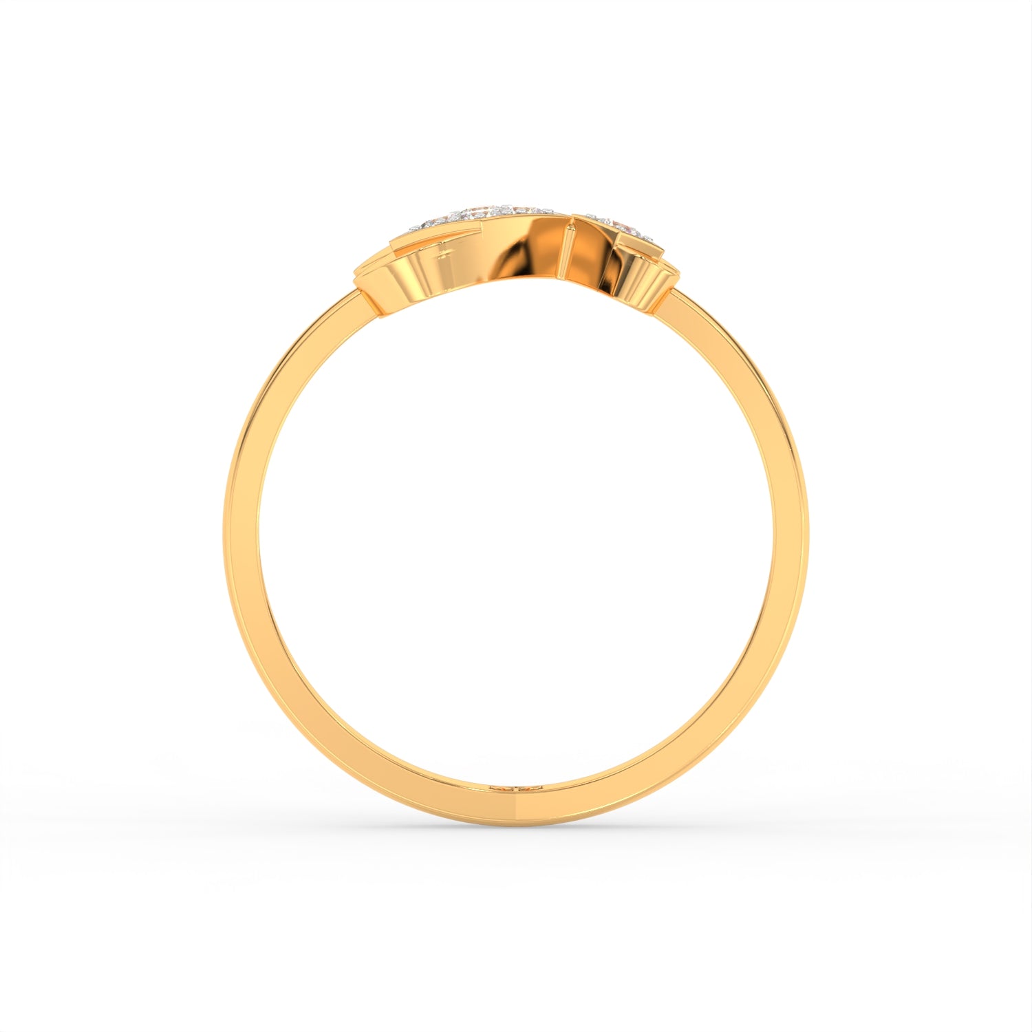 Twin Heart Diamond Ring