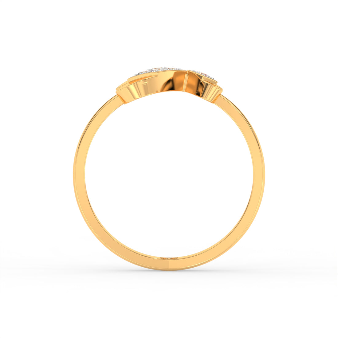 Twin Heart Diamond Ring