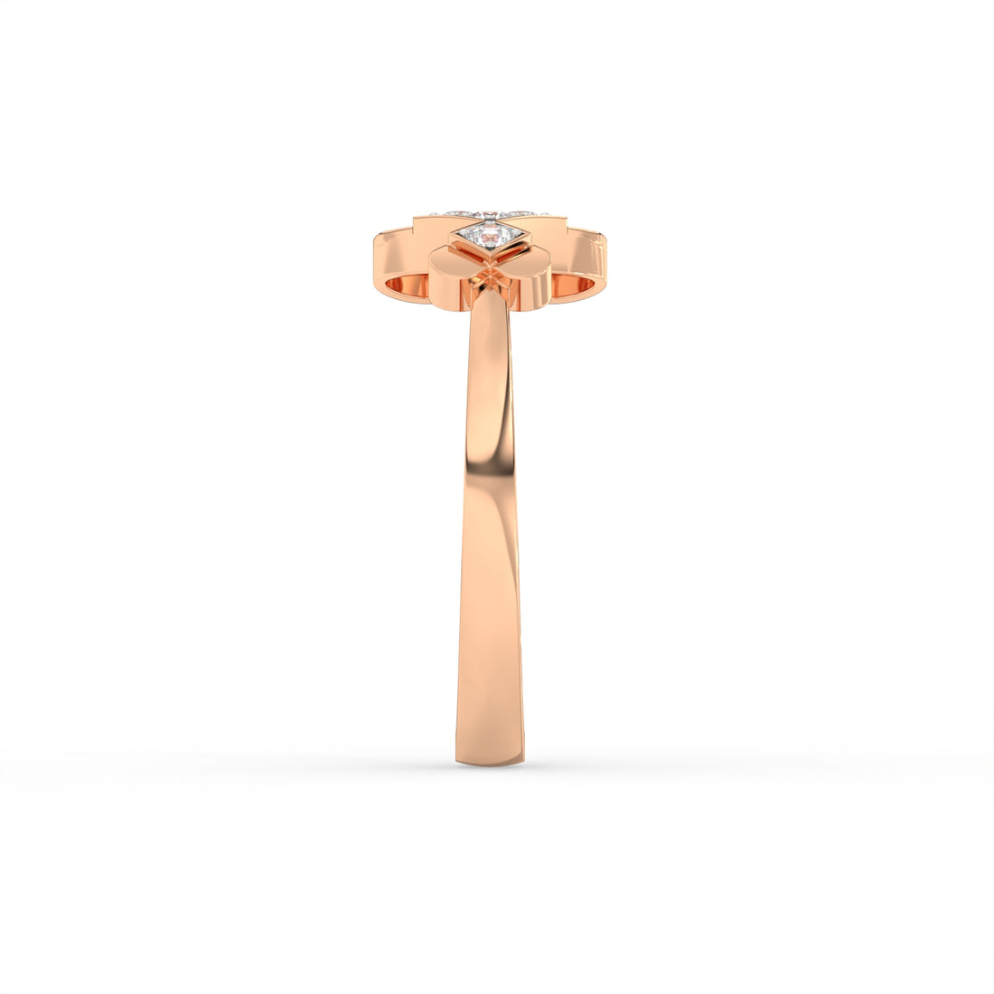 Twin Heart Diamond Ring