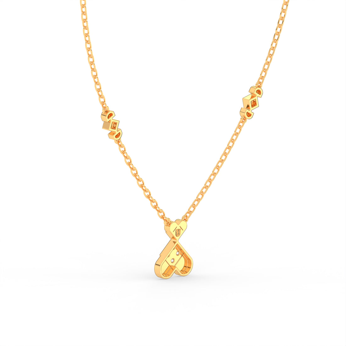 Twin Heart Diamond Pendant