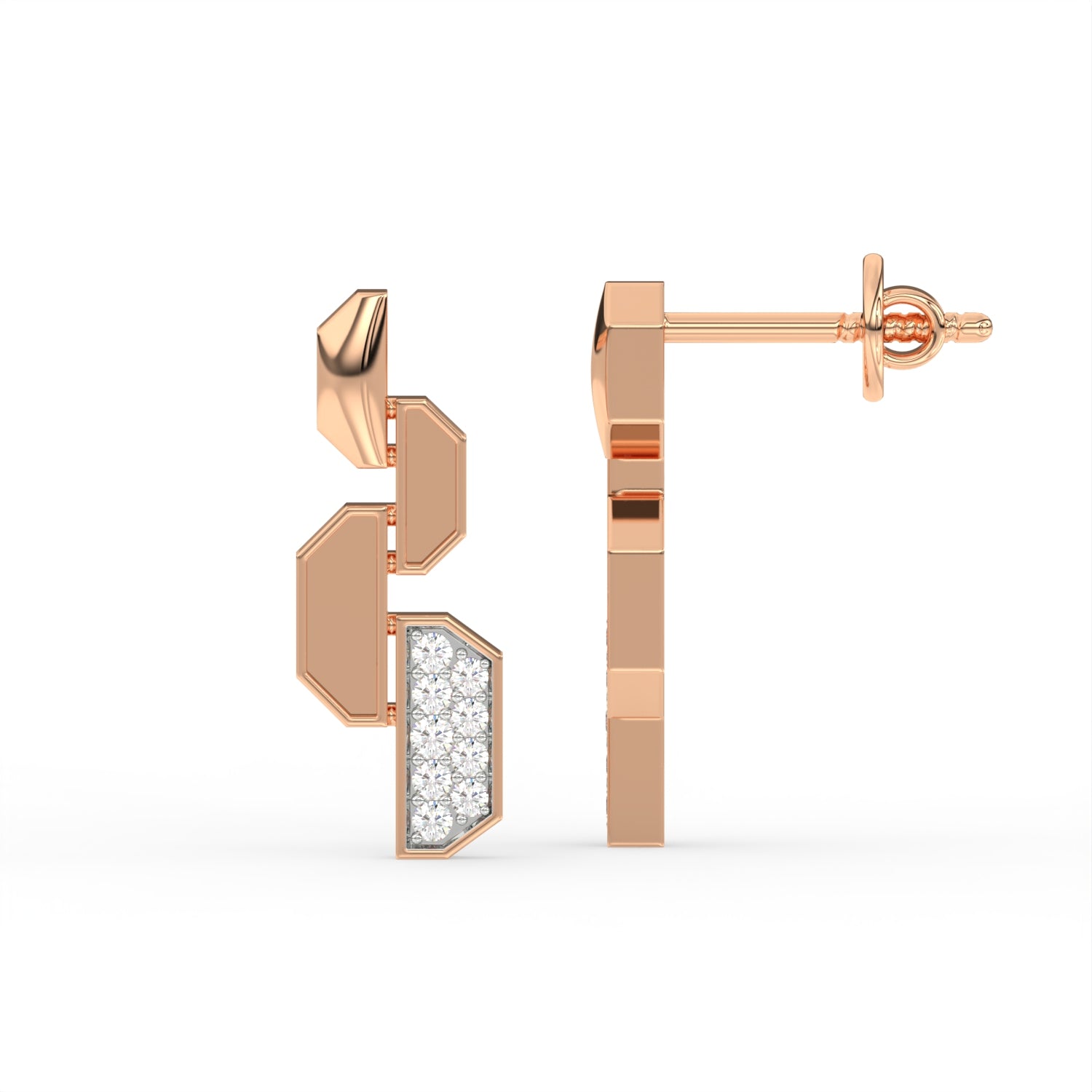 Modern Harmony Earring