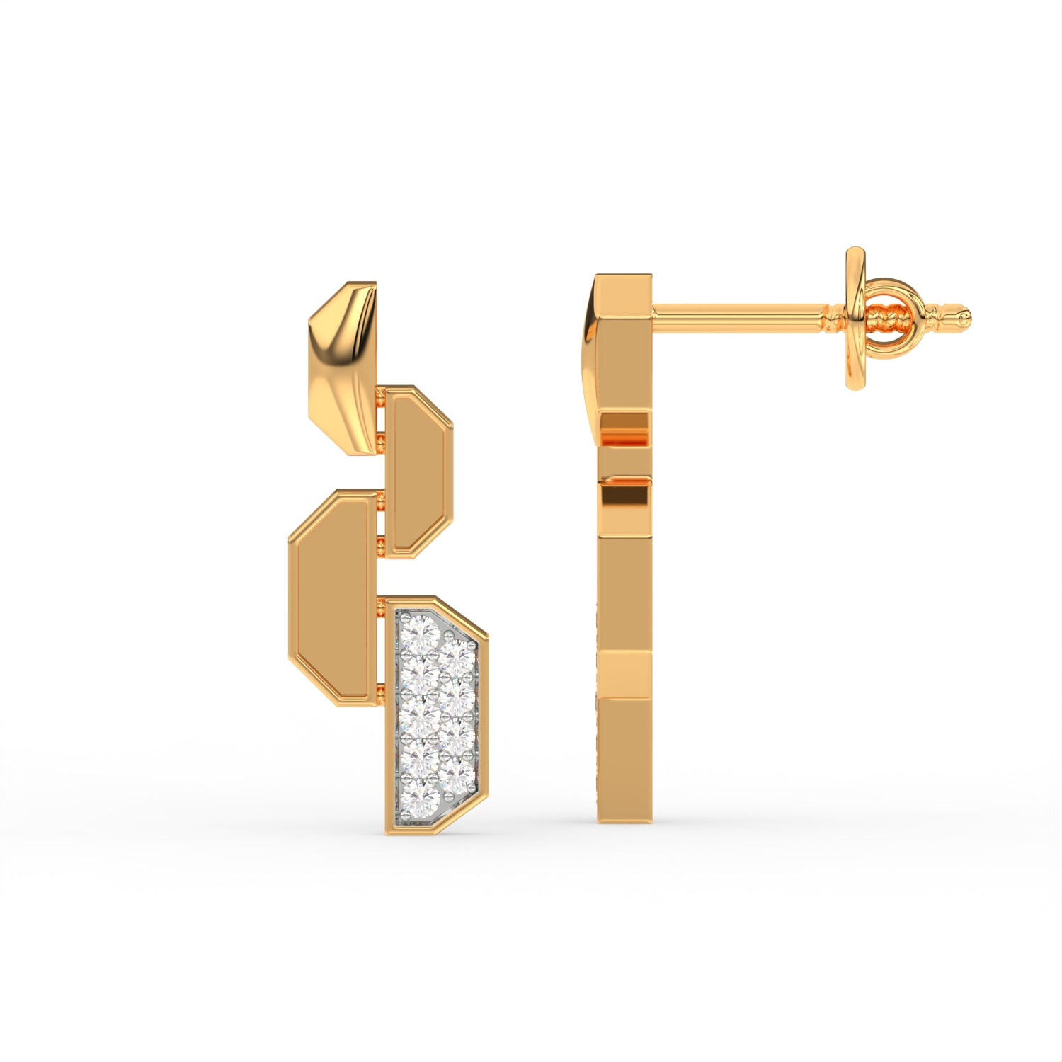 Modern Harmony Earring