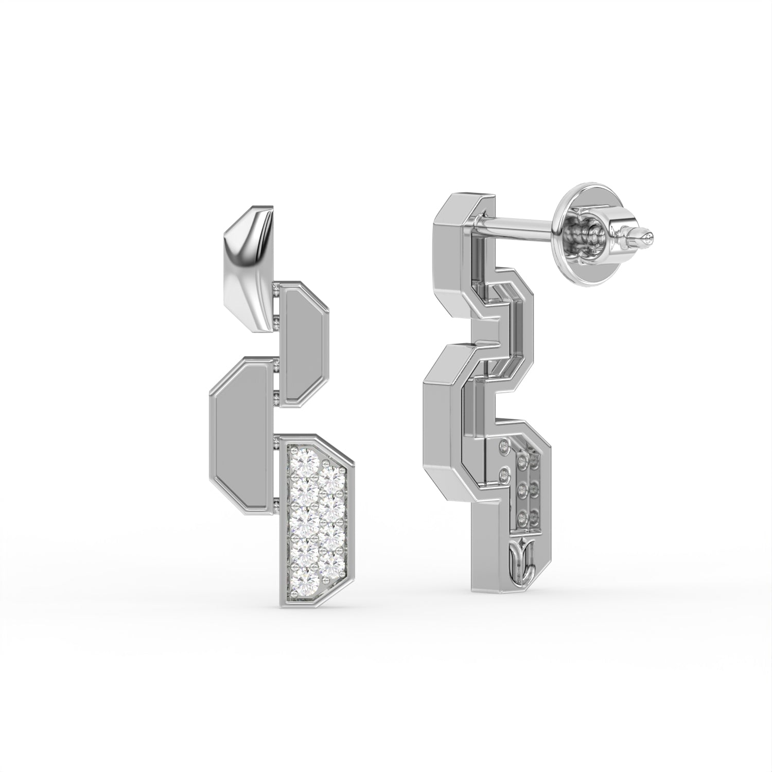 Modern Harmony Earring