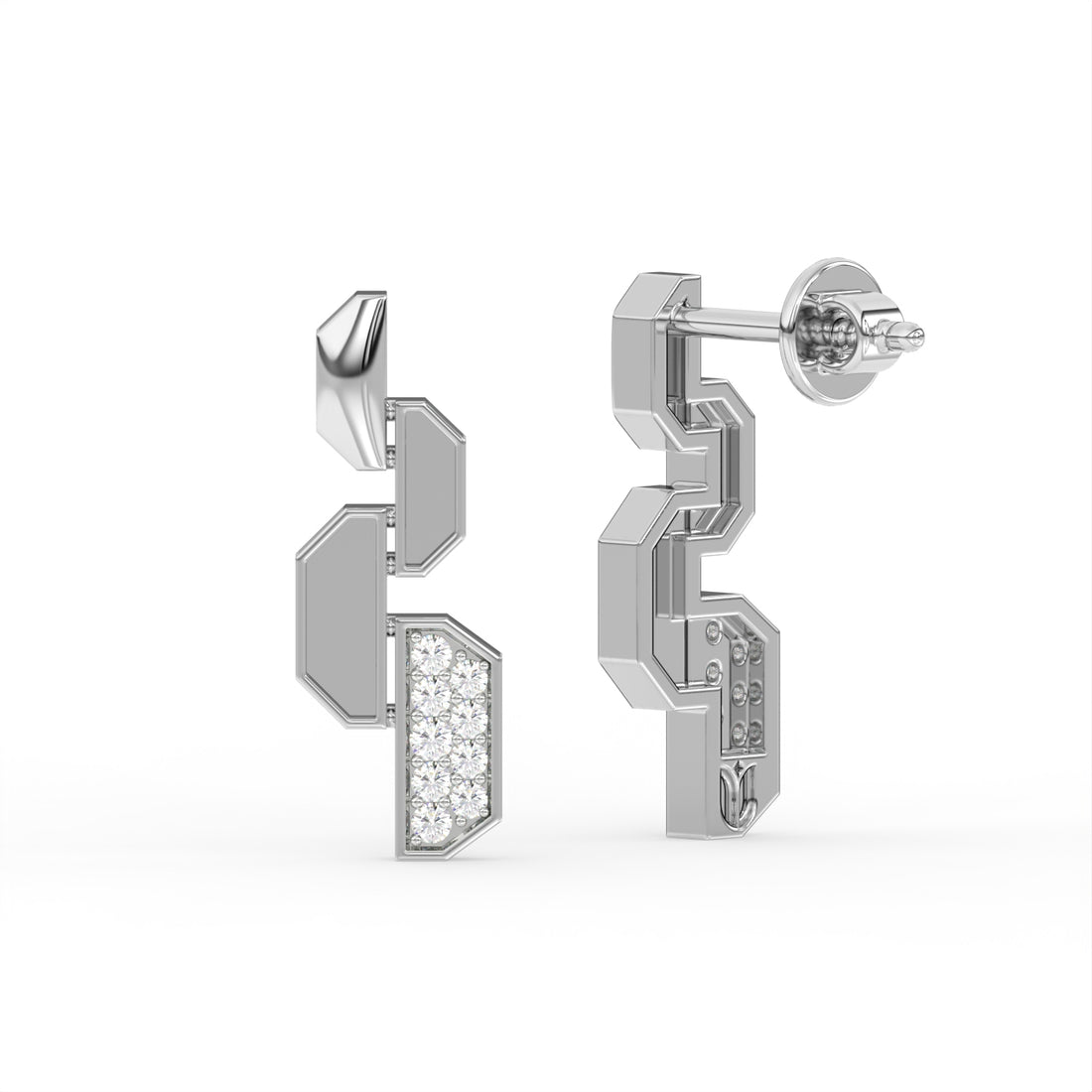Modern Harmony Earring