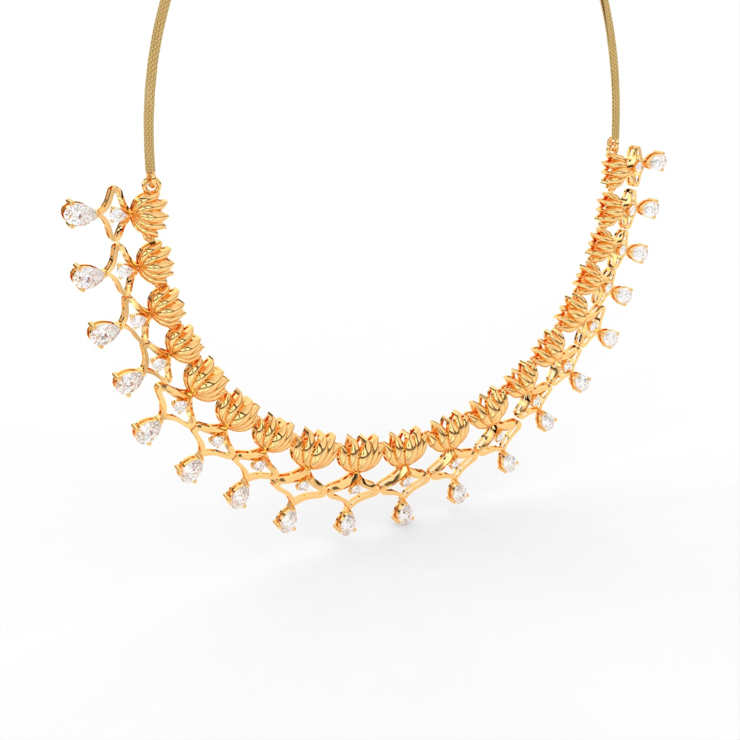 Kamal Rekha Necklace Set