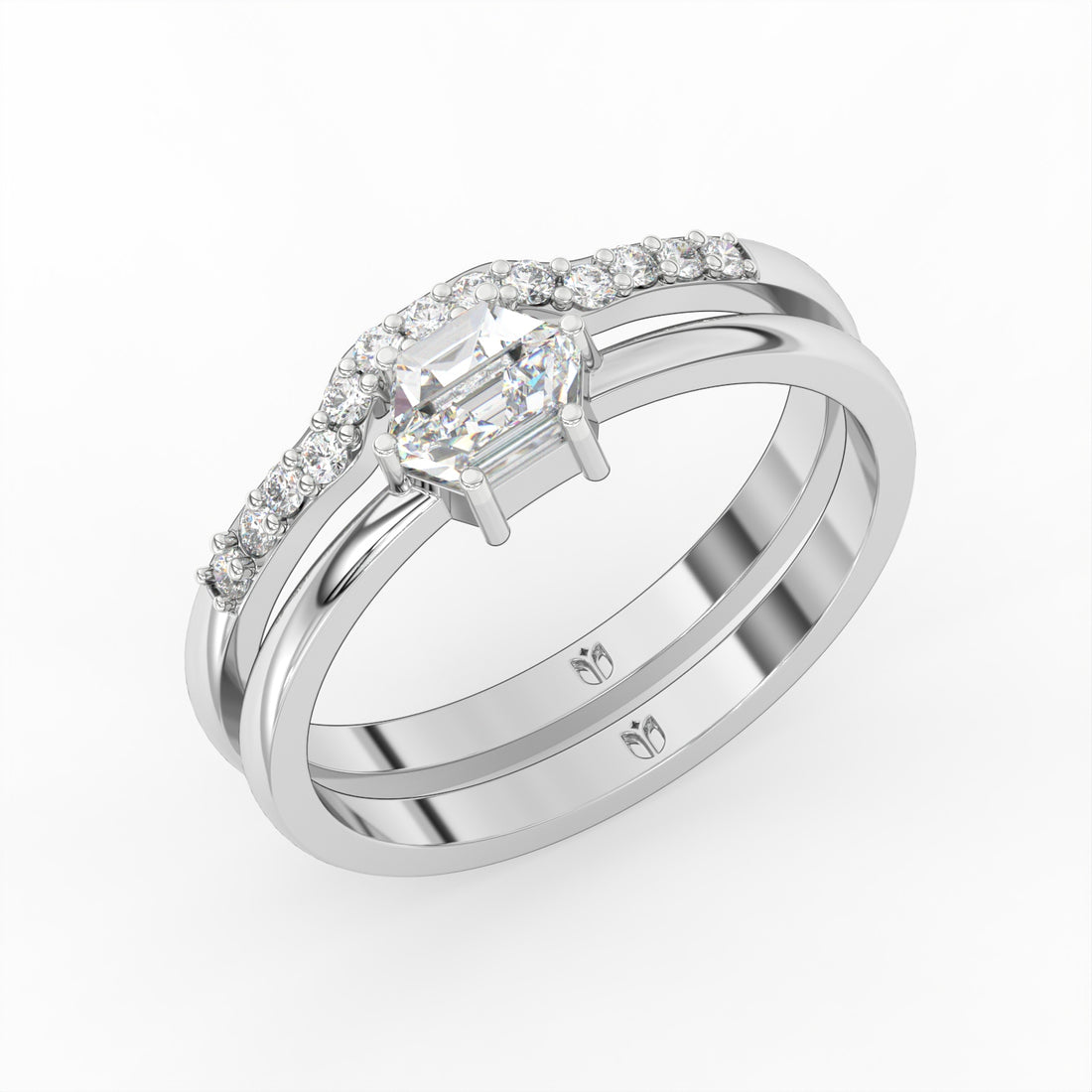 Vespera Line Ring Set