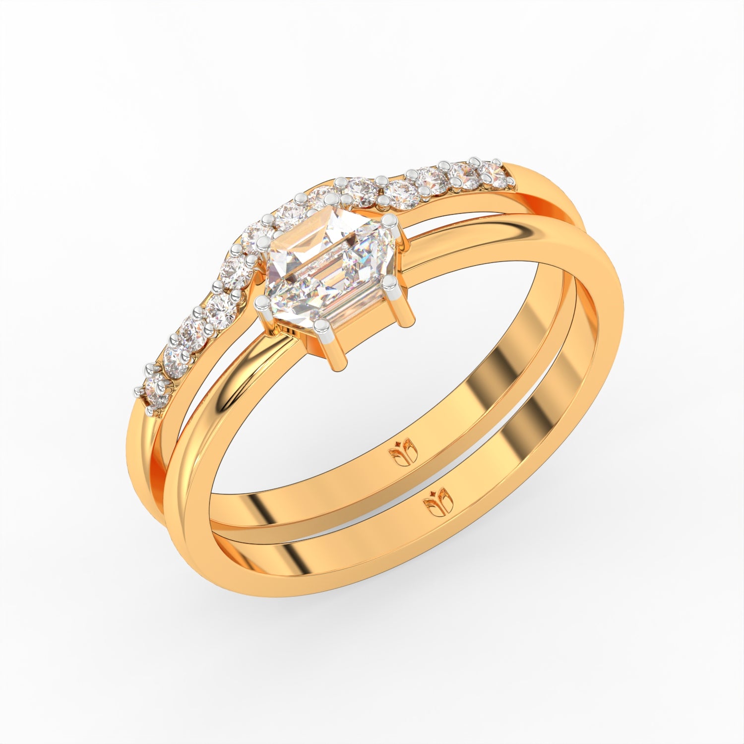 Vespera Line Ring Set