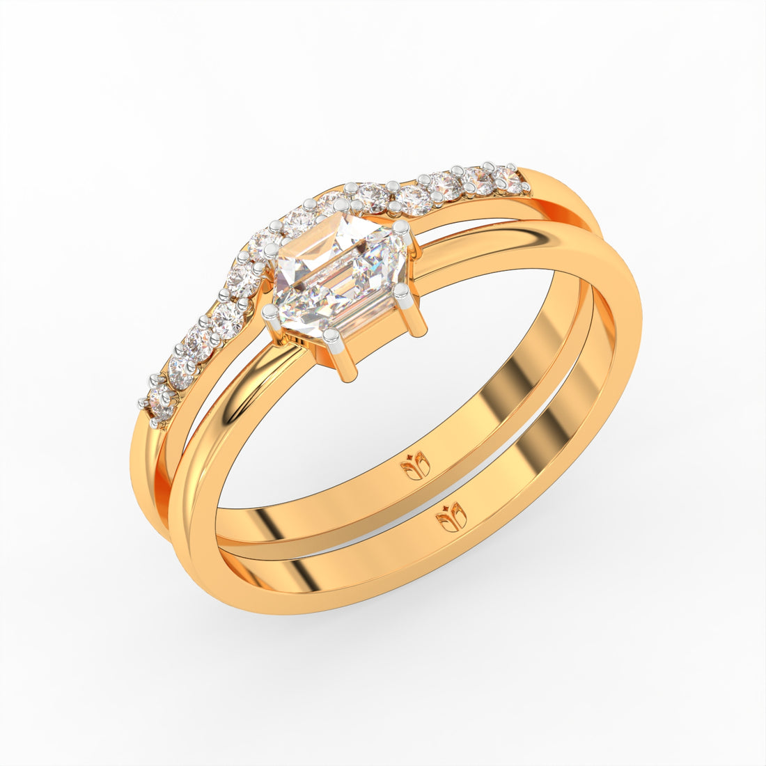 Vespera Line Ring Set