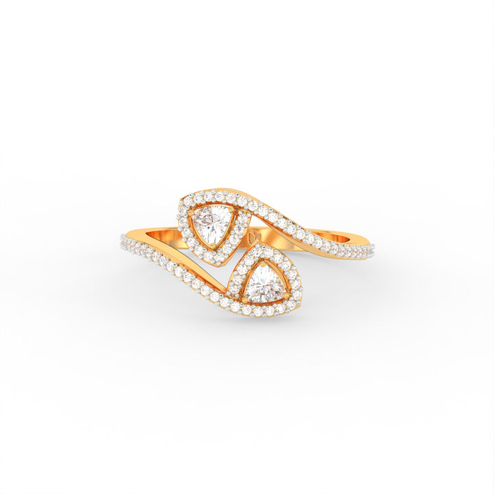 Serpelle Twinleaf Ring