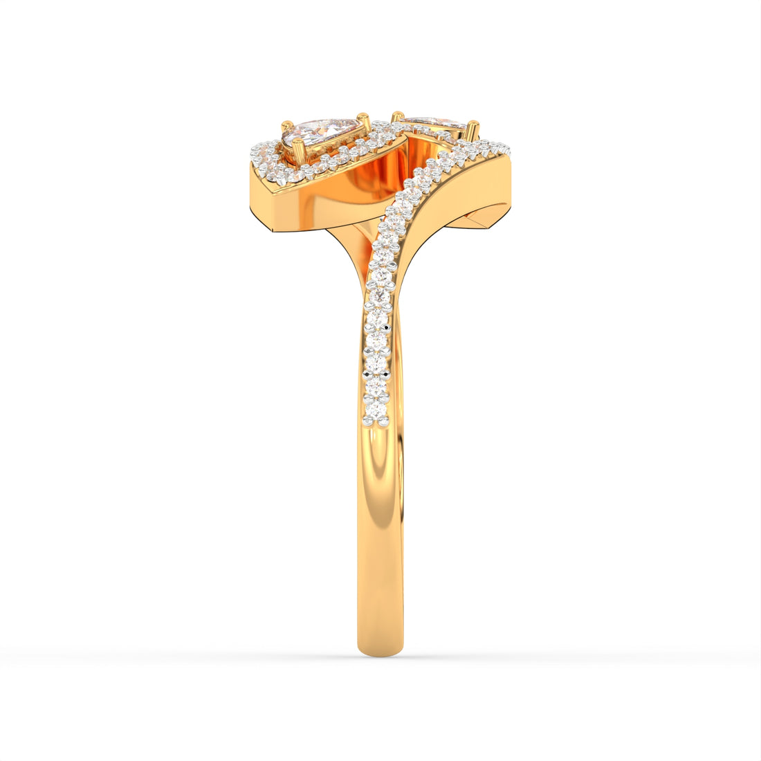 Serpelle Twinleaf Ring