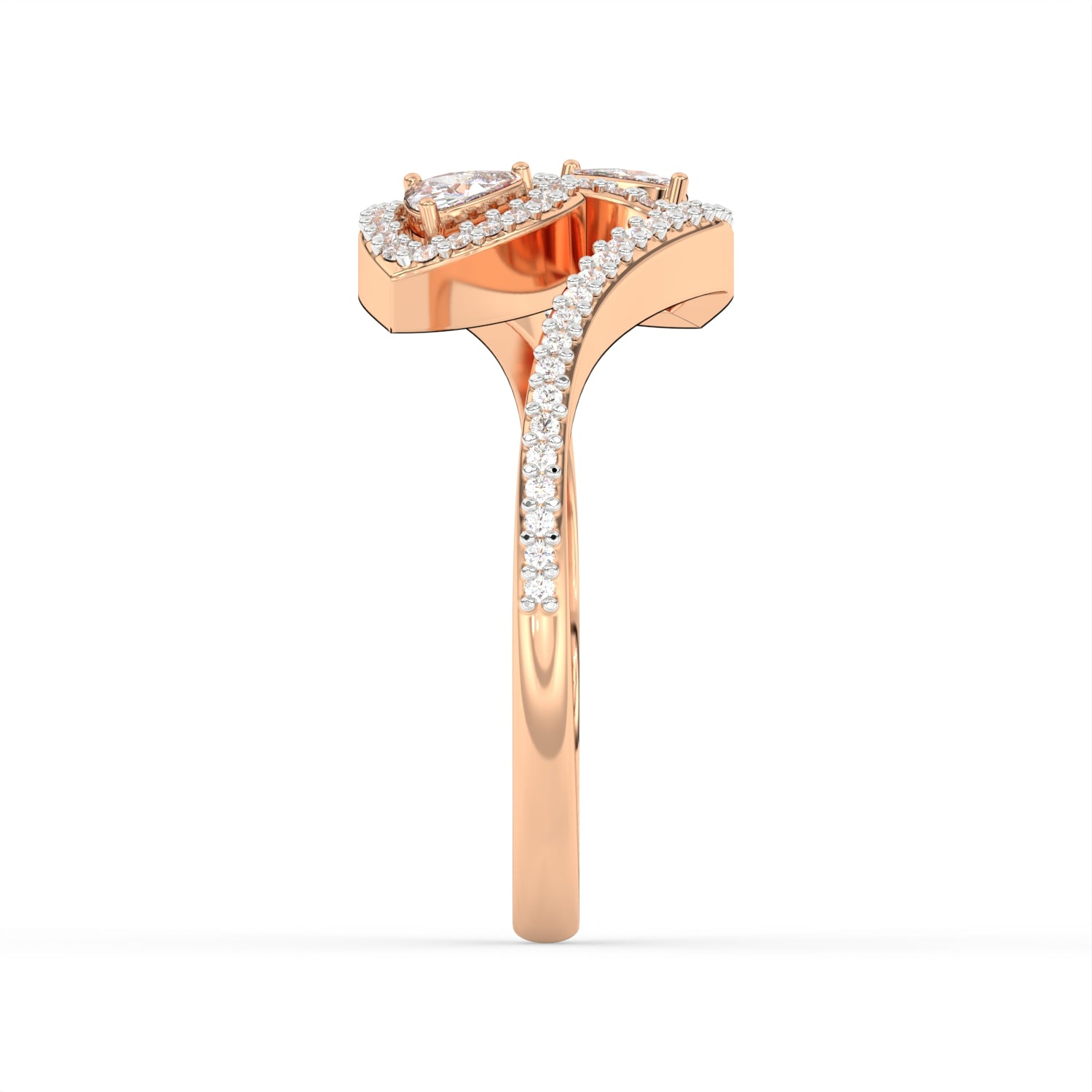 Serpelle Twinleaf Ring