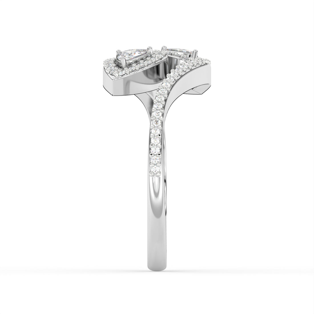 Serpelle Twinleaf Ring