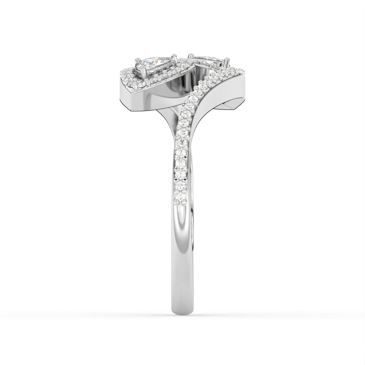 Serpelle Twinleaf Ring