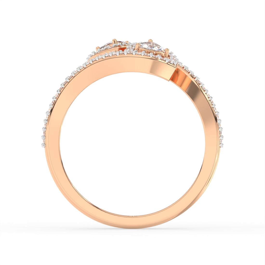 Serpelle Twinleaf Ring