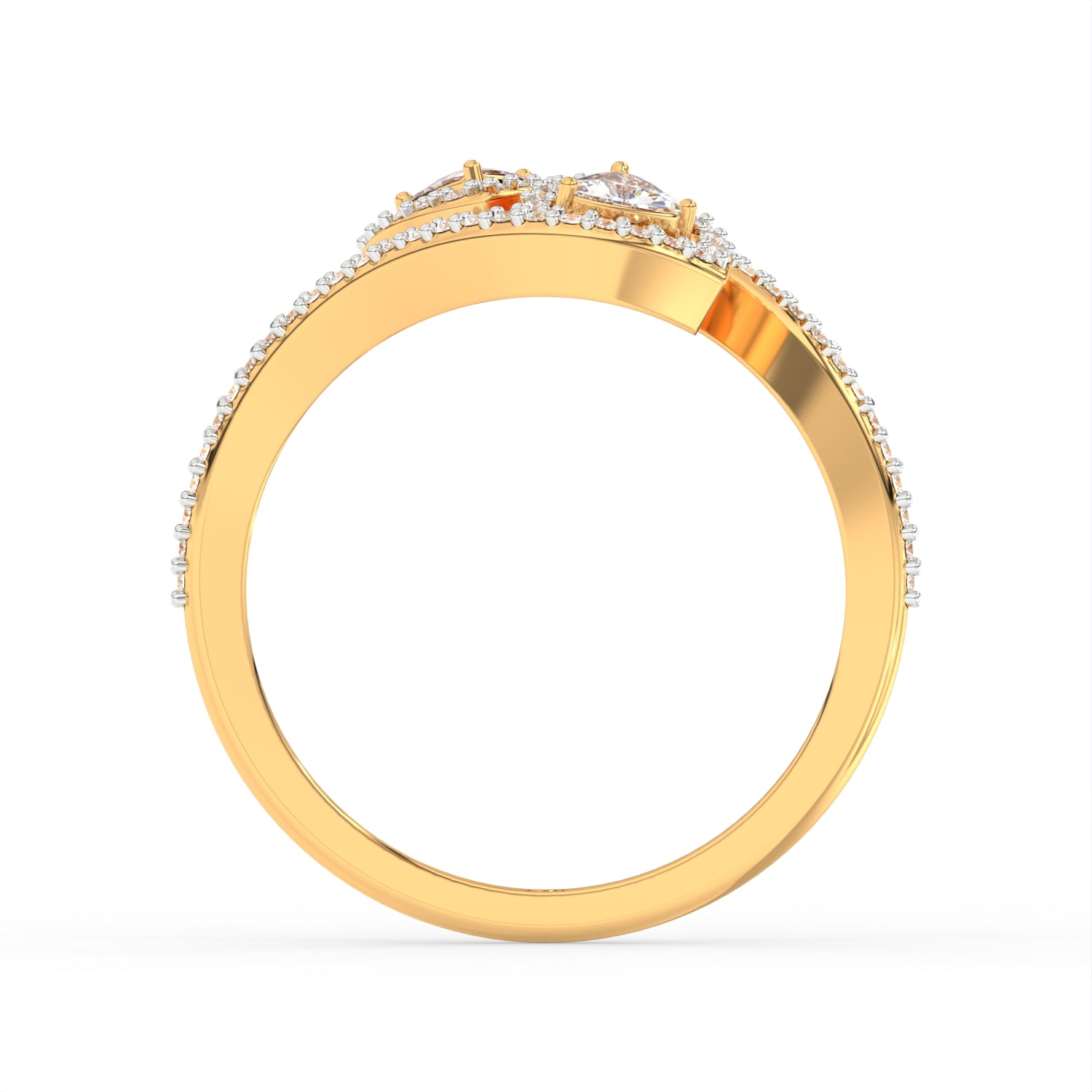 Serpelle Twinleaf Ring