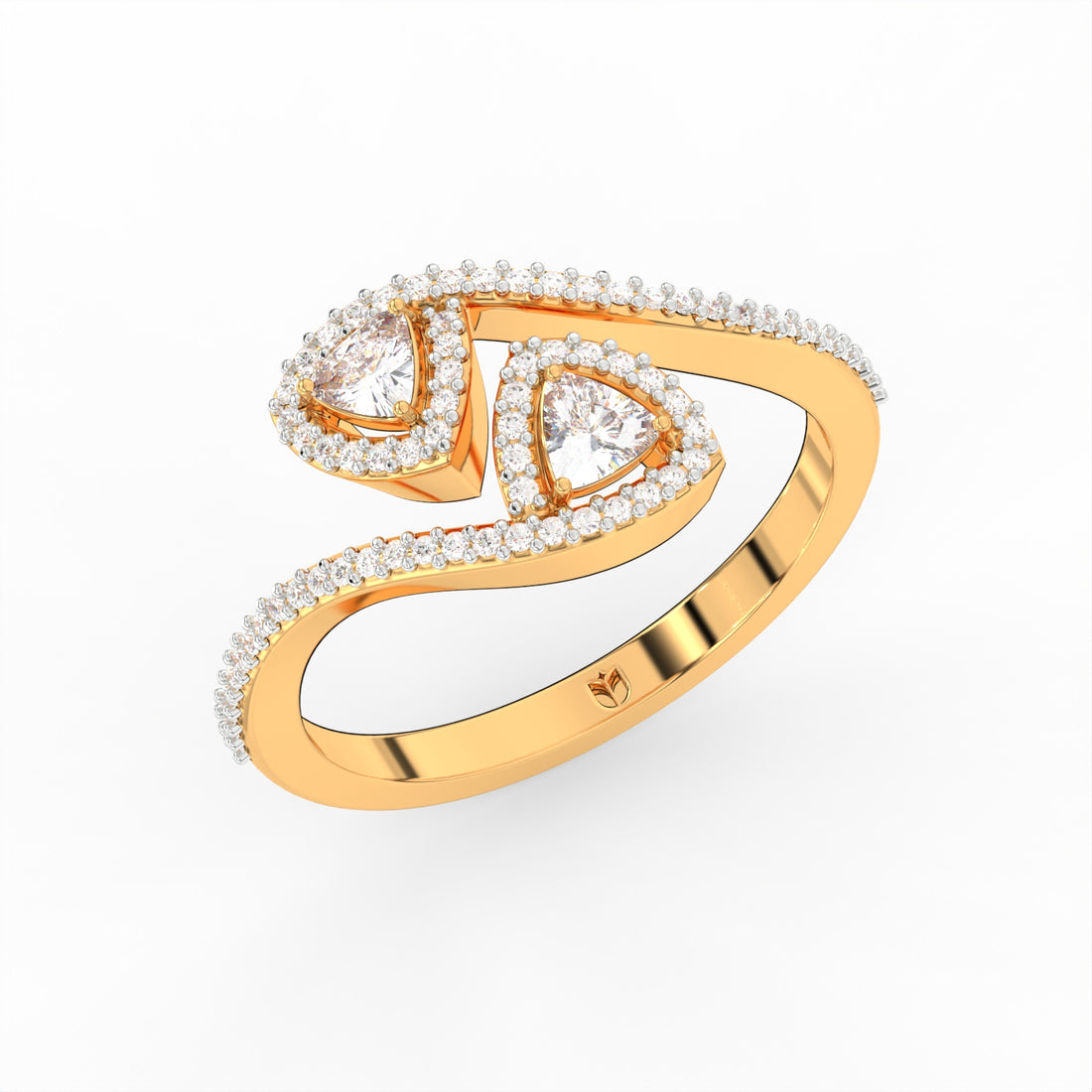 Serpelle Twinleaf Ring