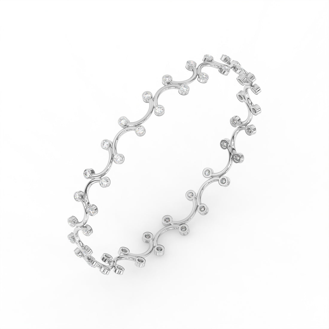 Ondelle Diamond Bangle