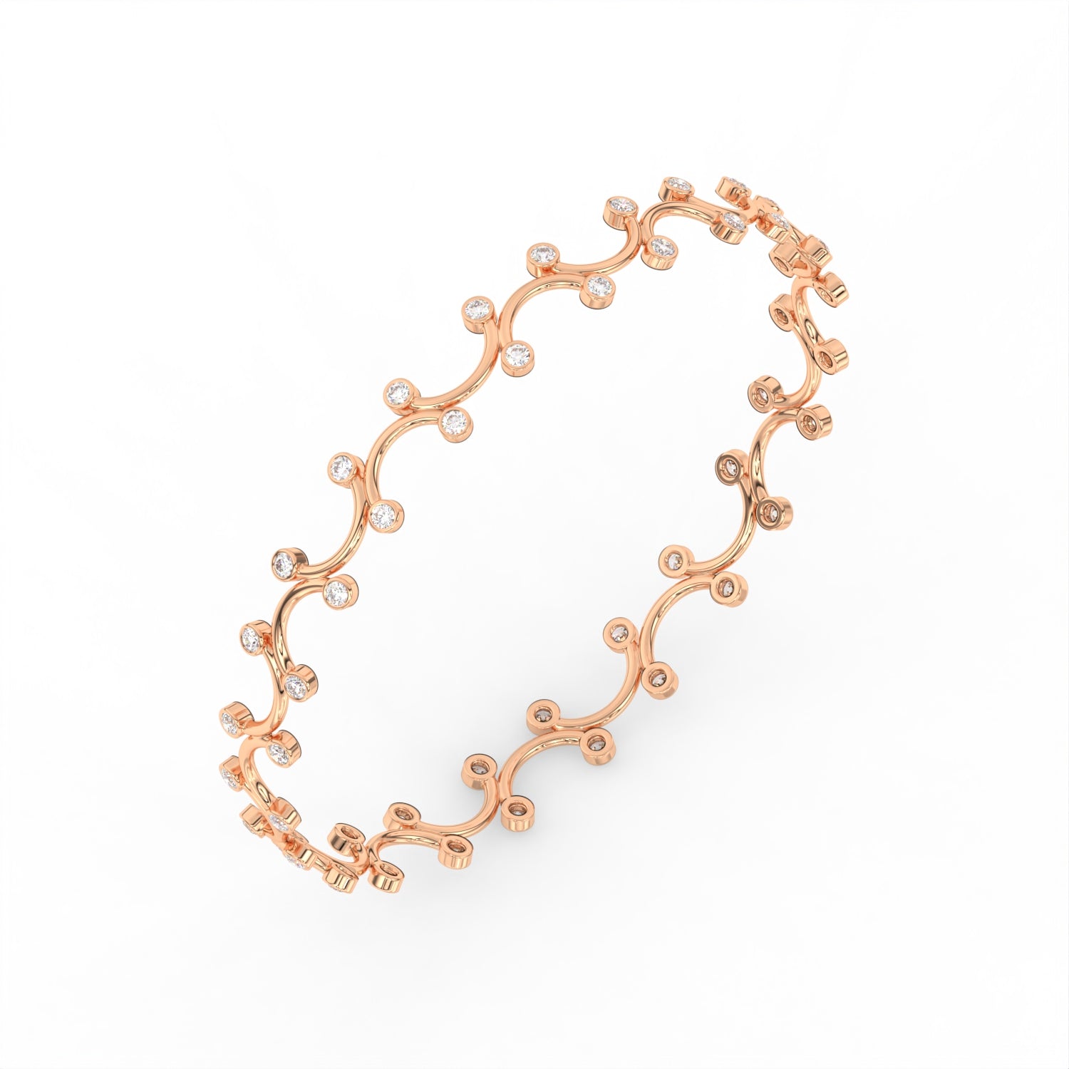 Ondelle Diamond Bangle
