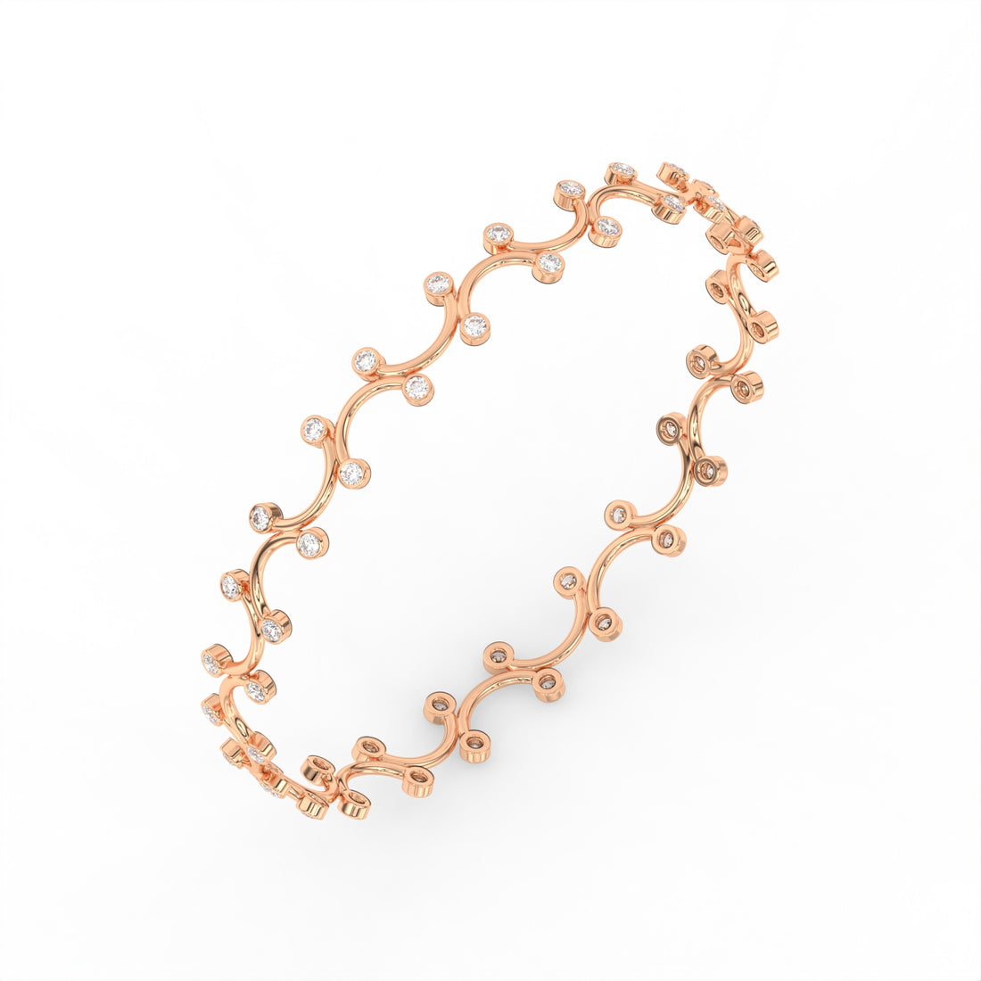 Ondelle Diamond Bangle