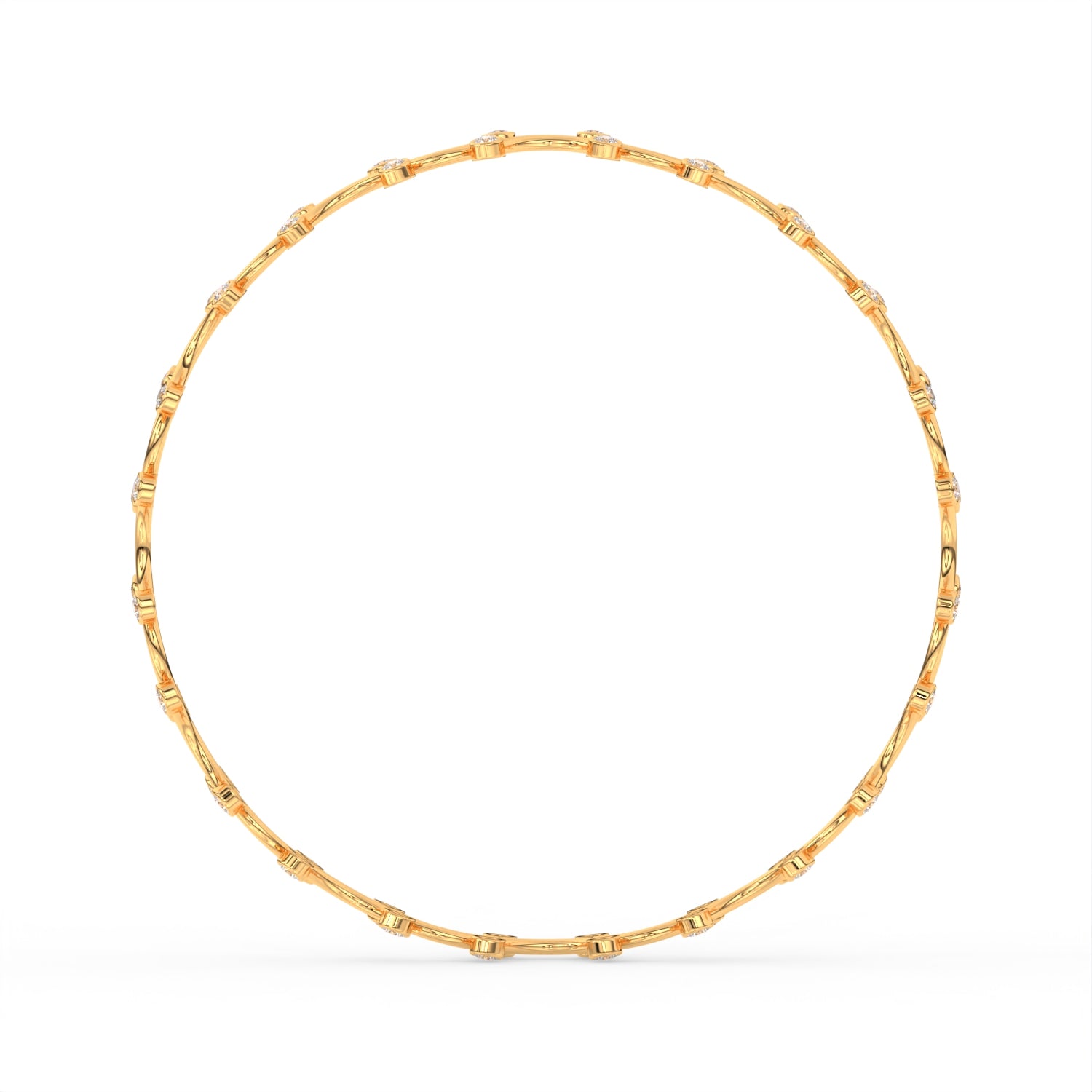 Ondelle Diamond Bangle